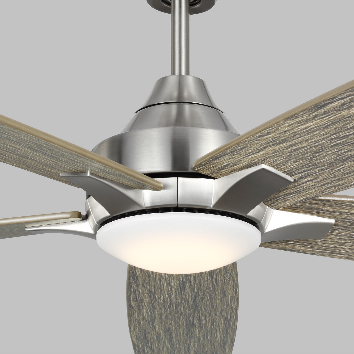 Generation Lighting - 5LWDSM60BSLGD - 60" Ceiling Fan - Lowden - Brushed Steel