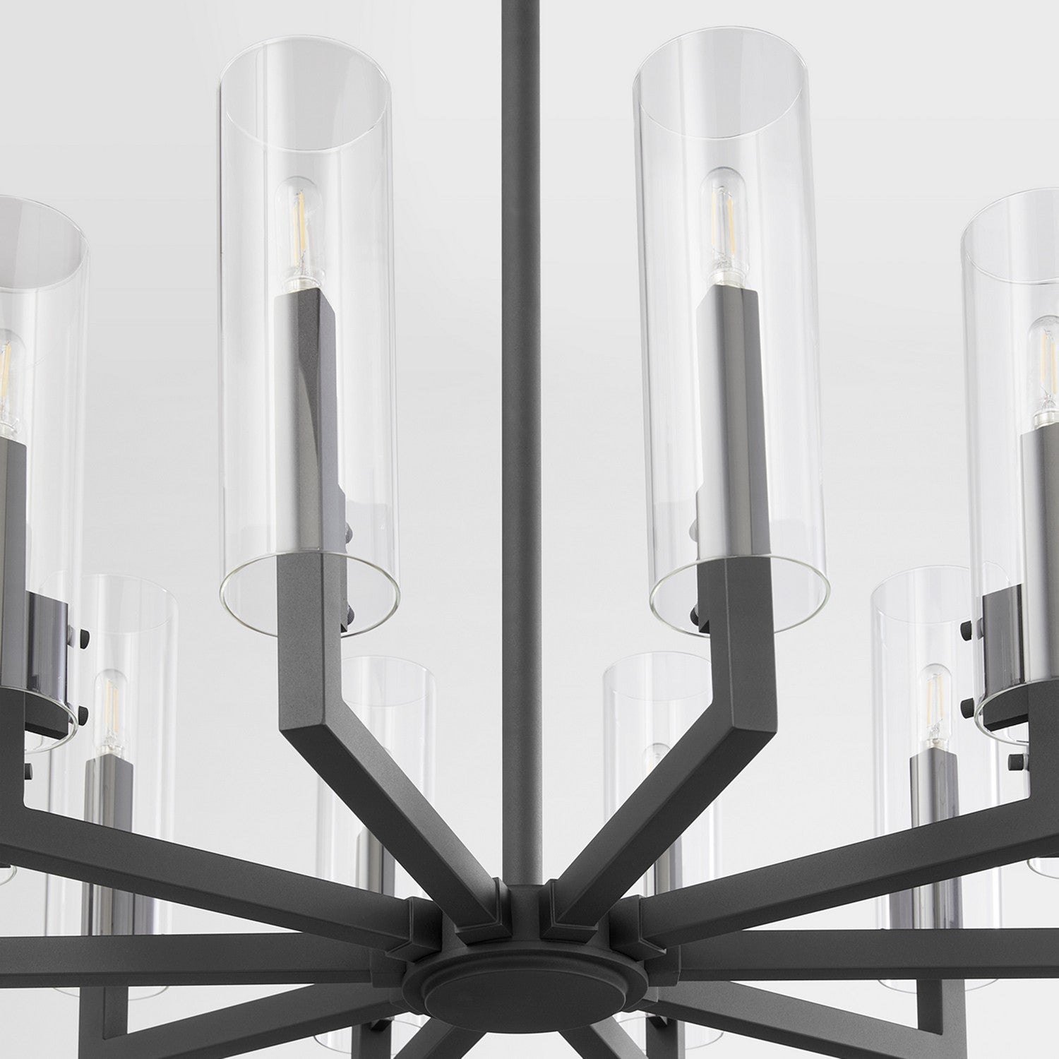 Quorum - 6277-10-69 - Ten Light Chandelier - Harbin - Textured Black