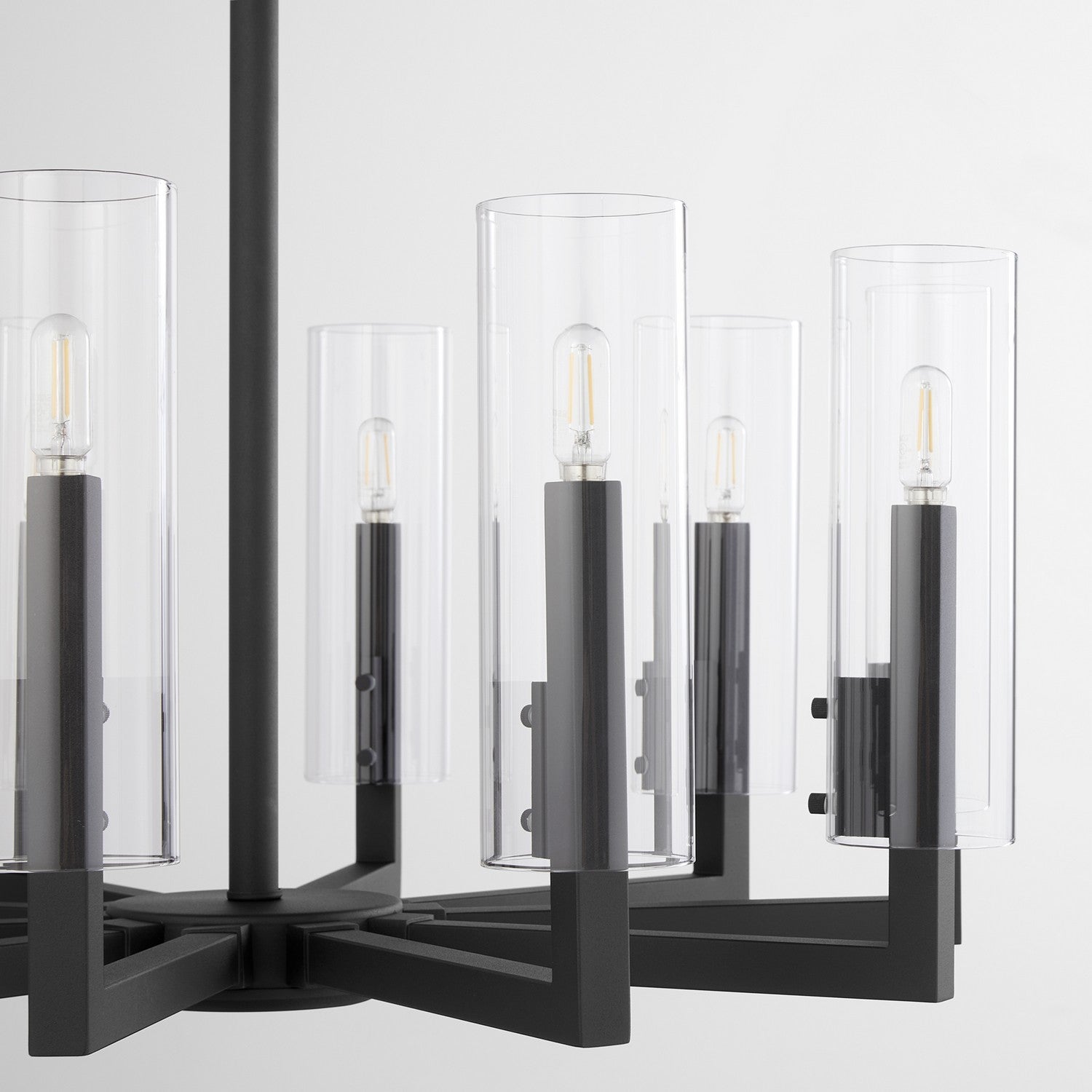 Quorum - 6277-10-69 - Ten Light Chandelier - Harbin - Textured Black