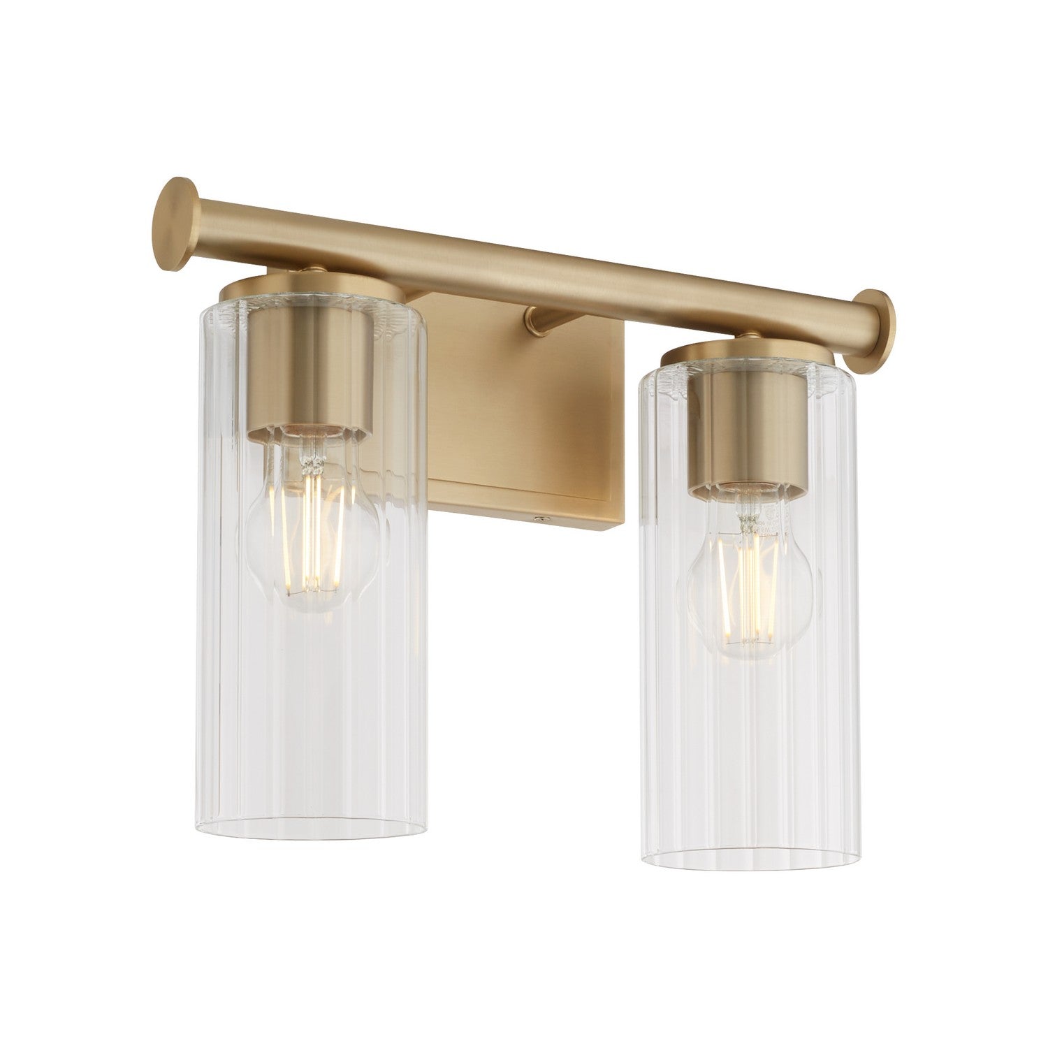 Quorum - 541-2-80 - Two Light Vanity - Mercier - Aged Brass