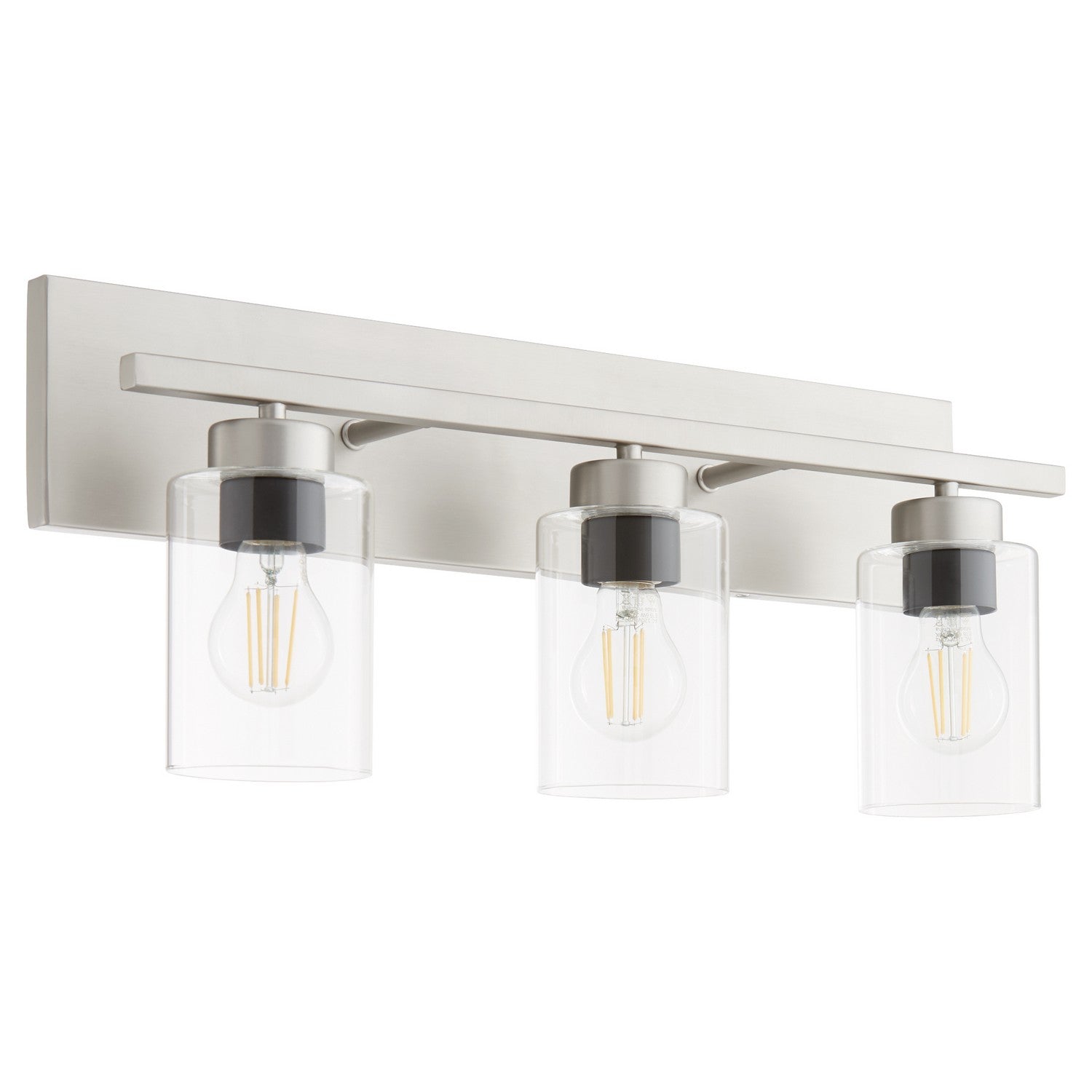 Quorum - 5012-3-65 - Three Light Vanity - Carter - Satin Nickel
