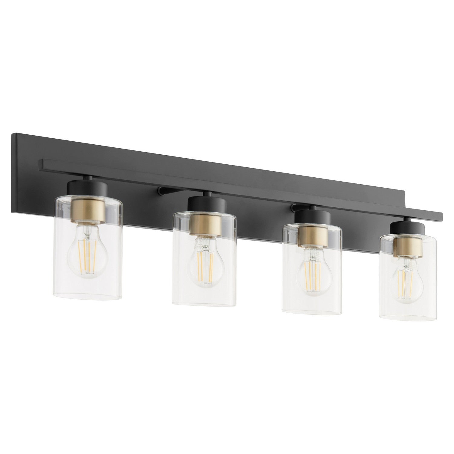 Quorum - 5012-4-59 - Four Light Vanity - Carter - Matte Black
