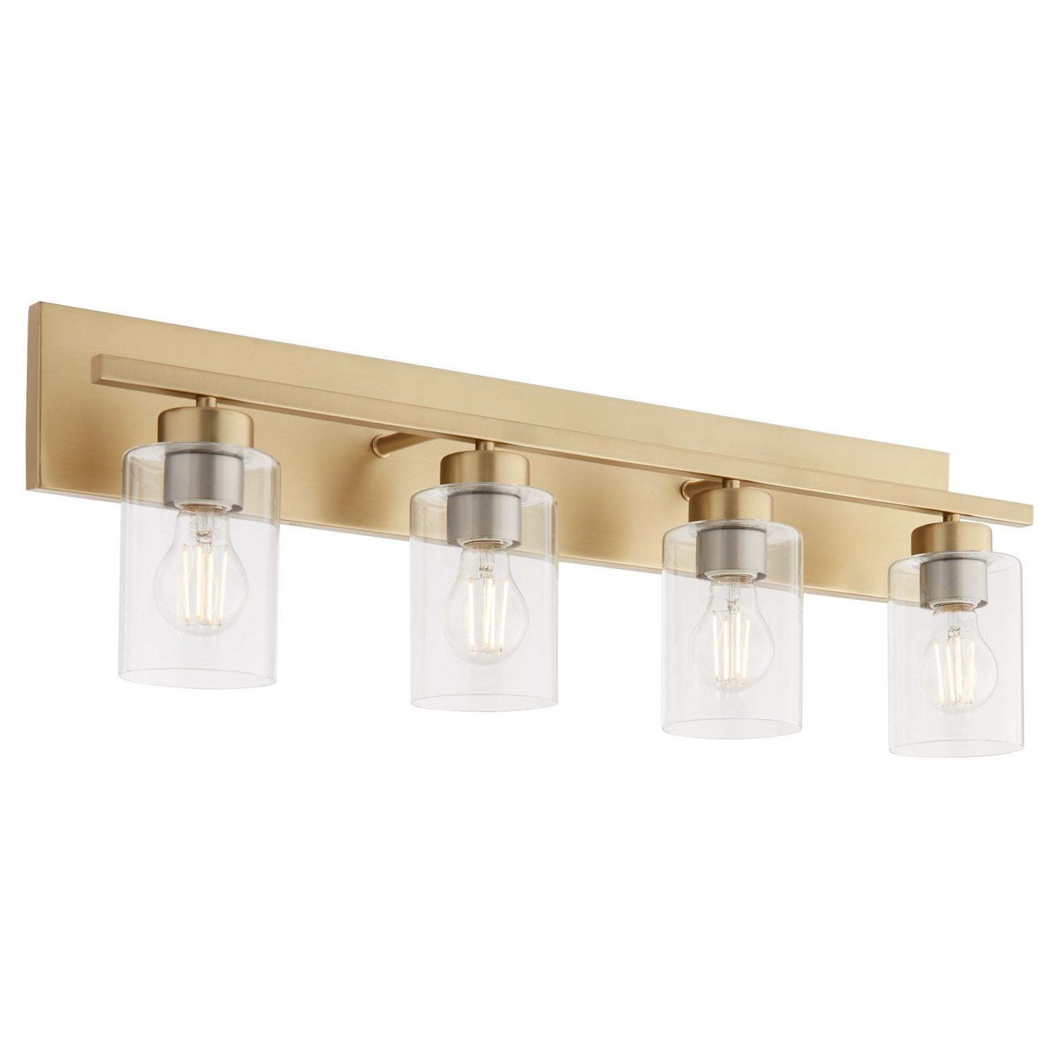 Quorum - 5012-4-80 - Four Light Vanity - Carter - Aged Brass