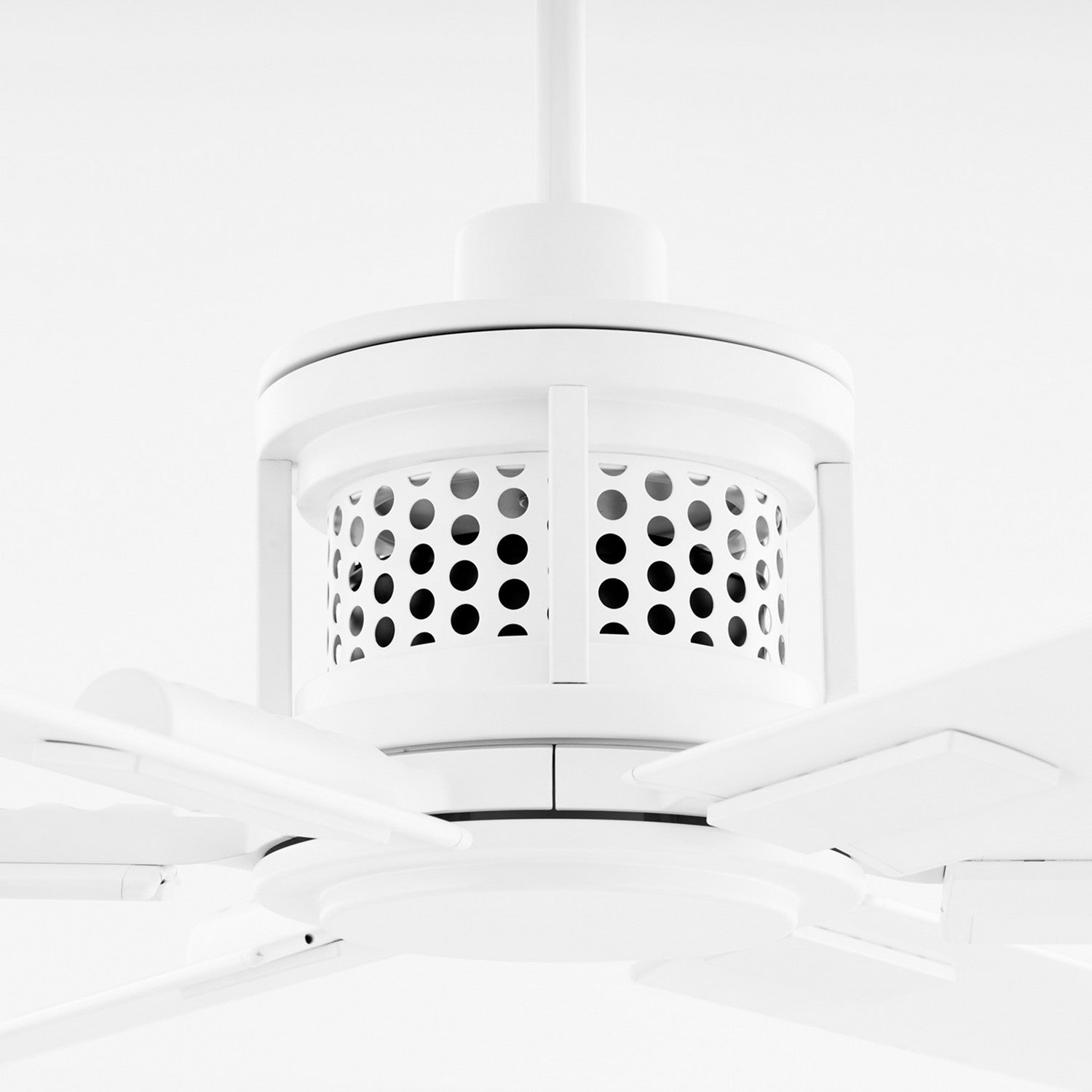 Quorum - 10806-8 - 80" Ceiling Fan - Zeus - Studio White