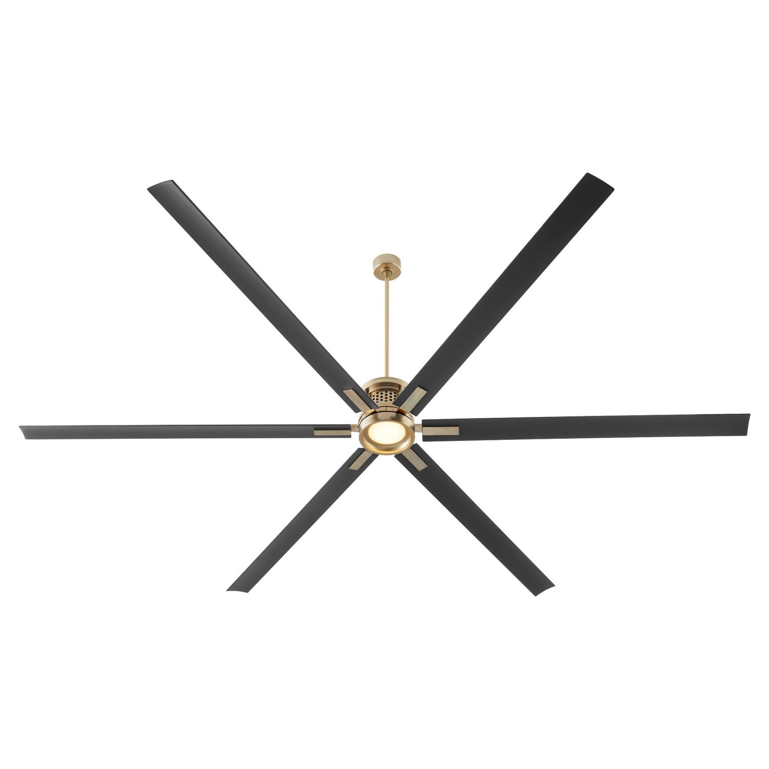 Quorum - 101206-80 - 120" Ceiling Fan - Zeus - Aged Brass