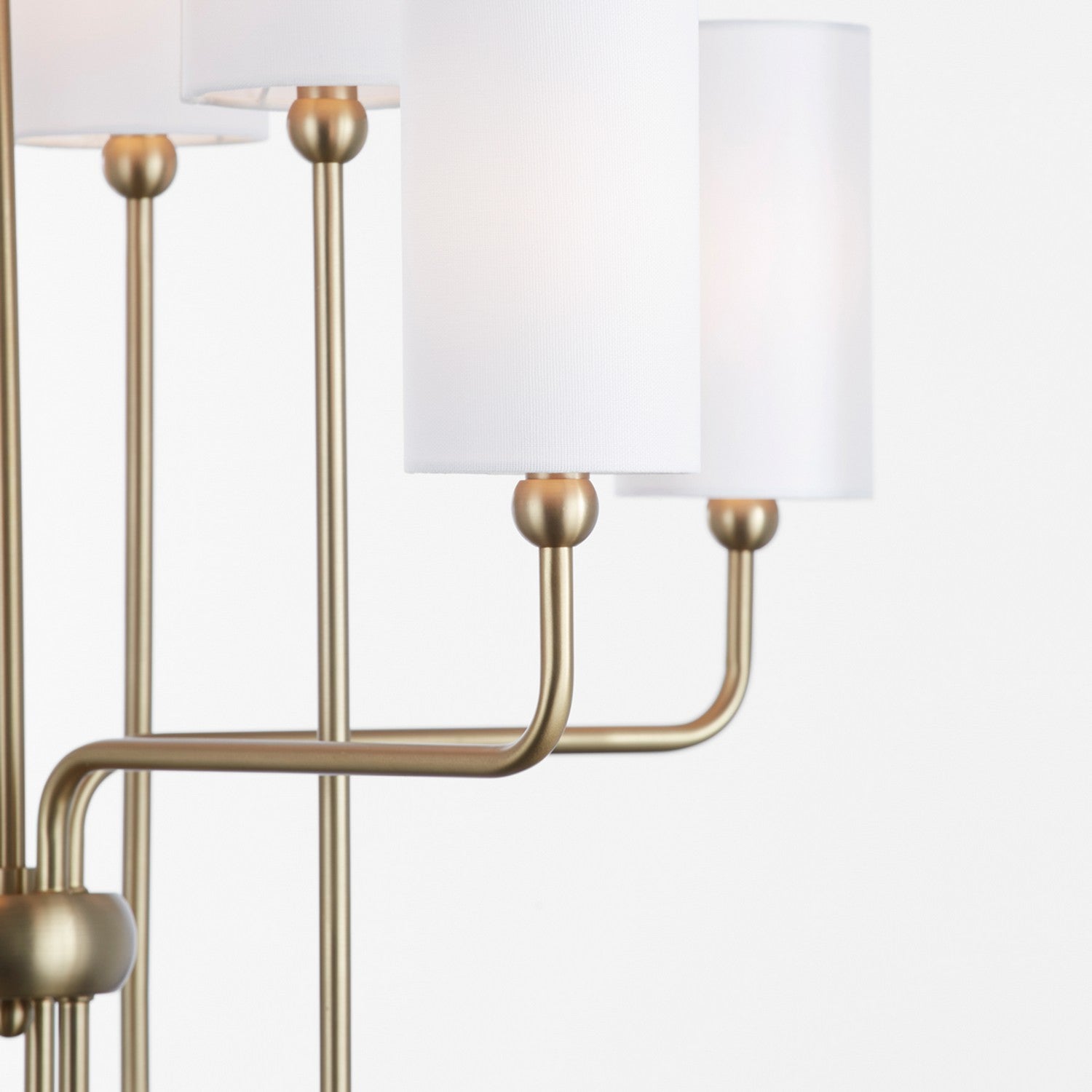 Quorum - 698-8-80 - Eight Light Chandelier - Charlotte - Aged Brass