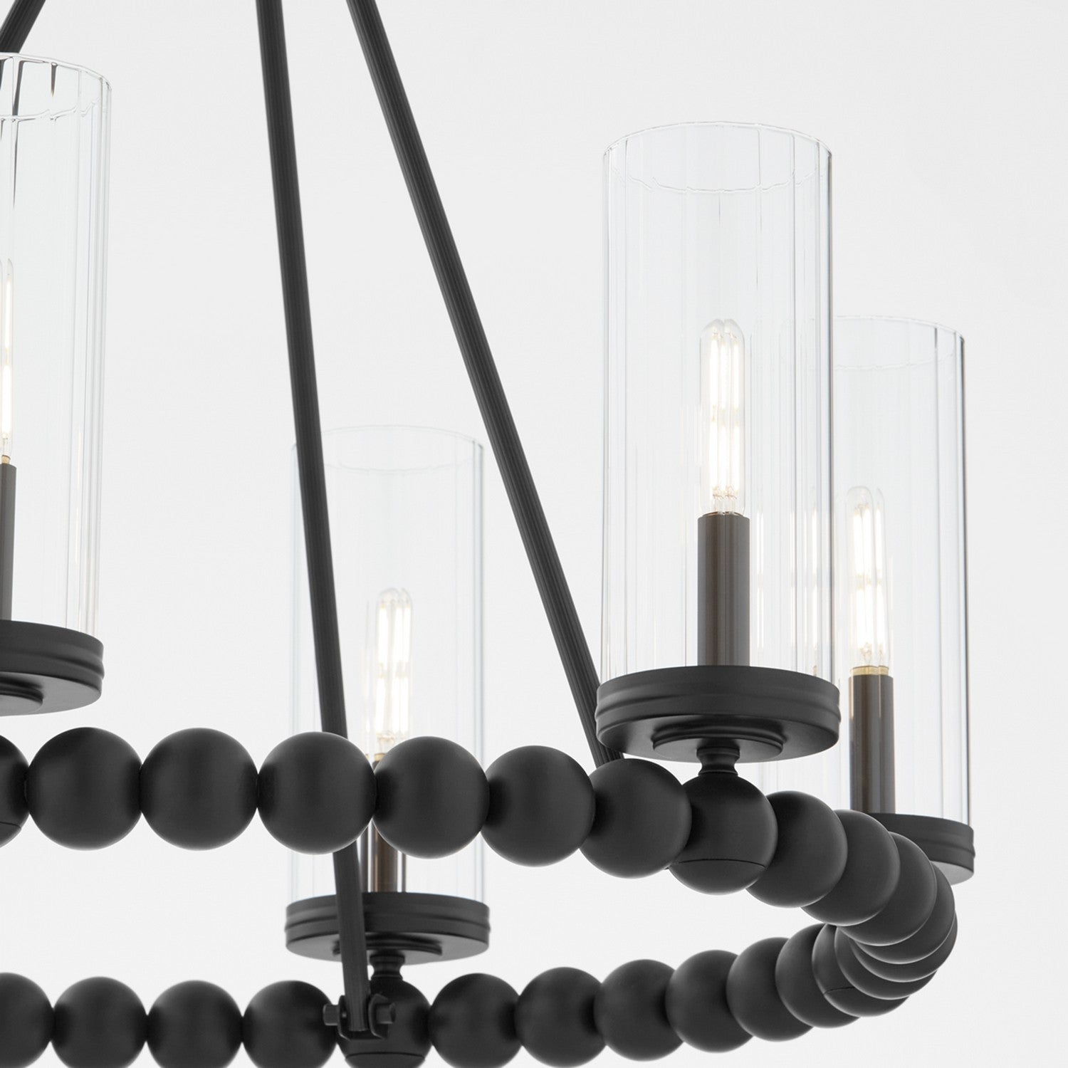 Quorum - 661-6-59 - Six Light Chandelier - Lee Boulevard - Matte Black
