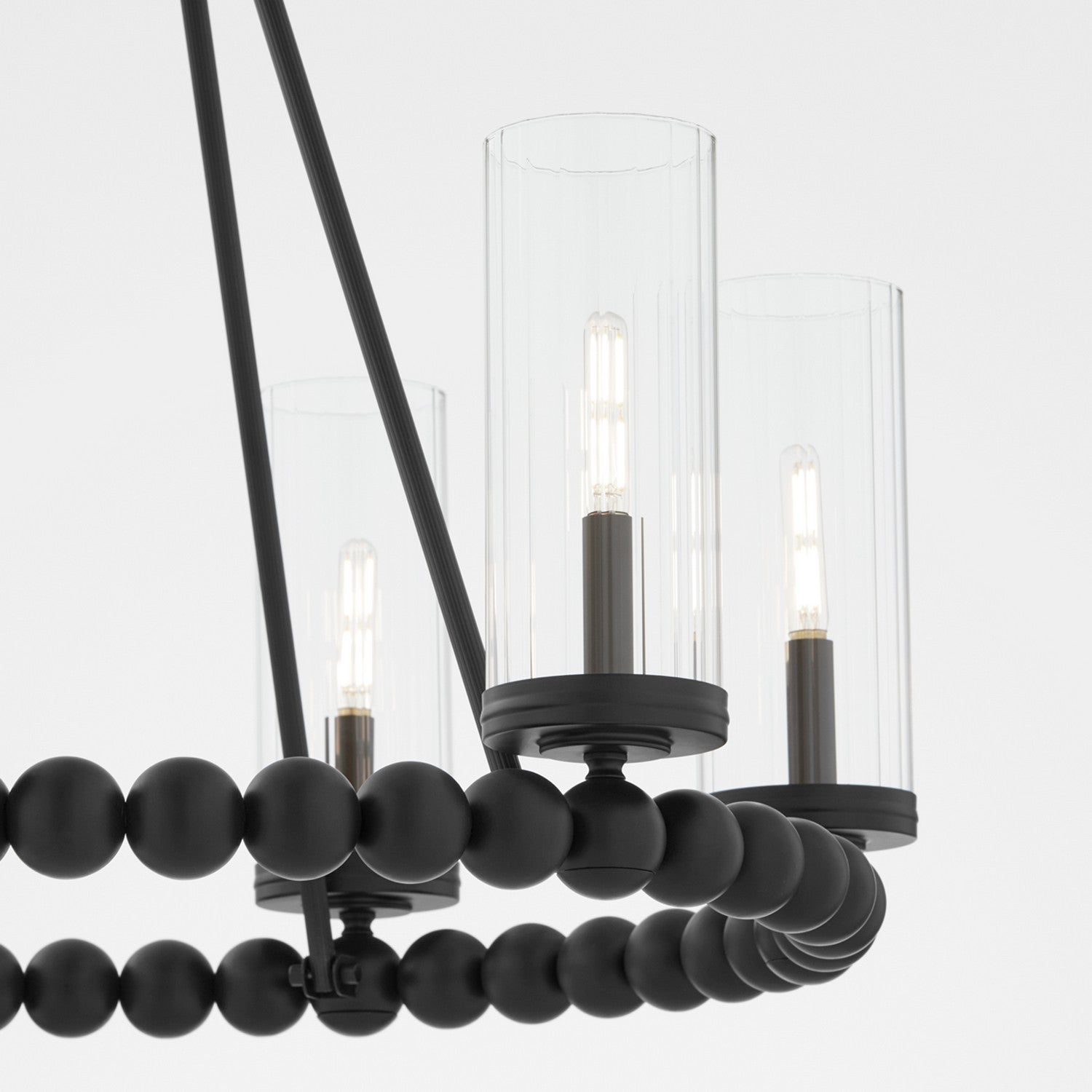 Quorum - 661-6-59 - Six Light Chandelier - Lee Boulevard - Matte Black
