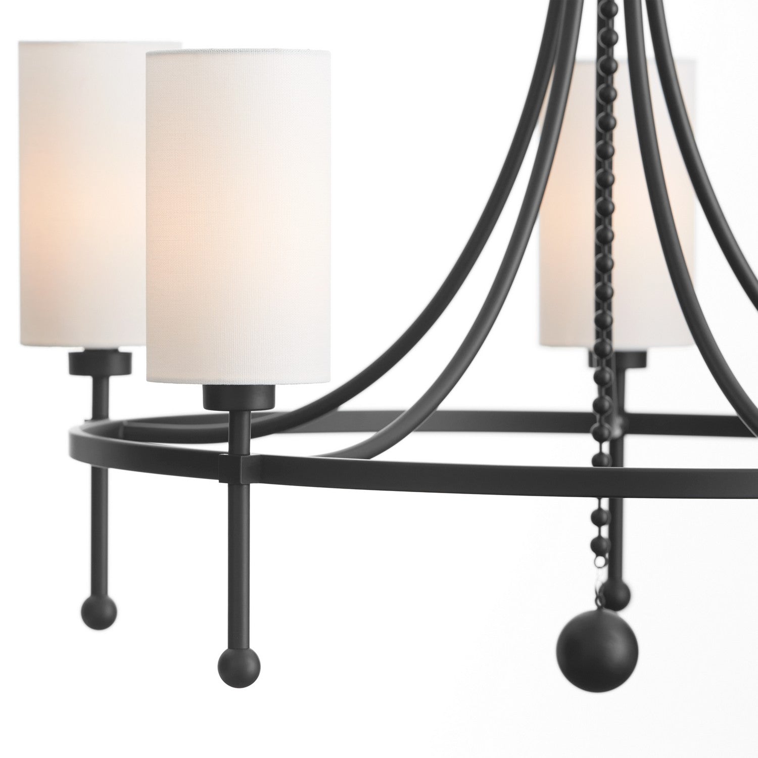 Quorum - 664-5-59 - Five Light Chandelier - Lee Boulevard - Matte Black