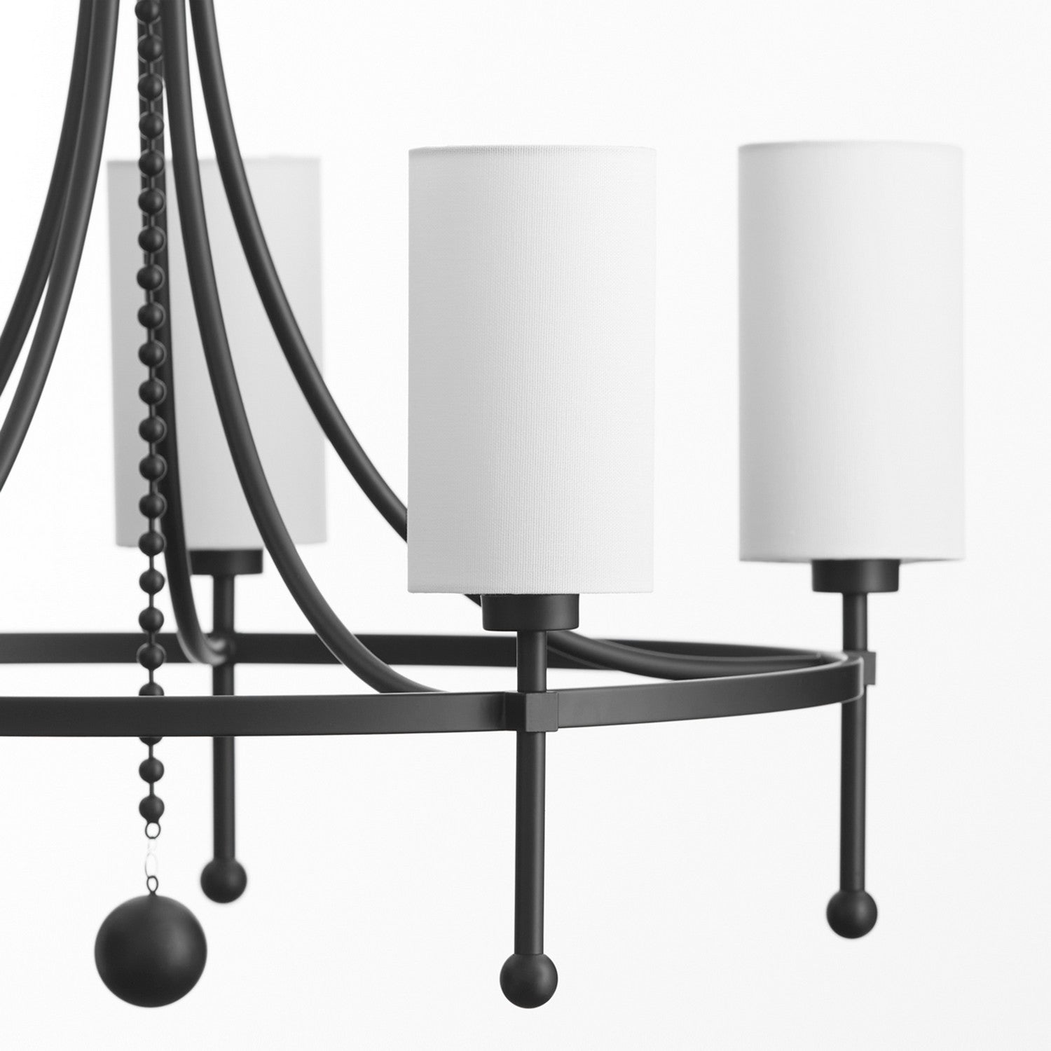 Quorum - 664-5-59 - Five Light Chandelier - Lee Boulevard - Matte Black