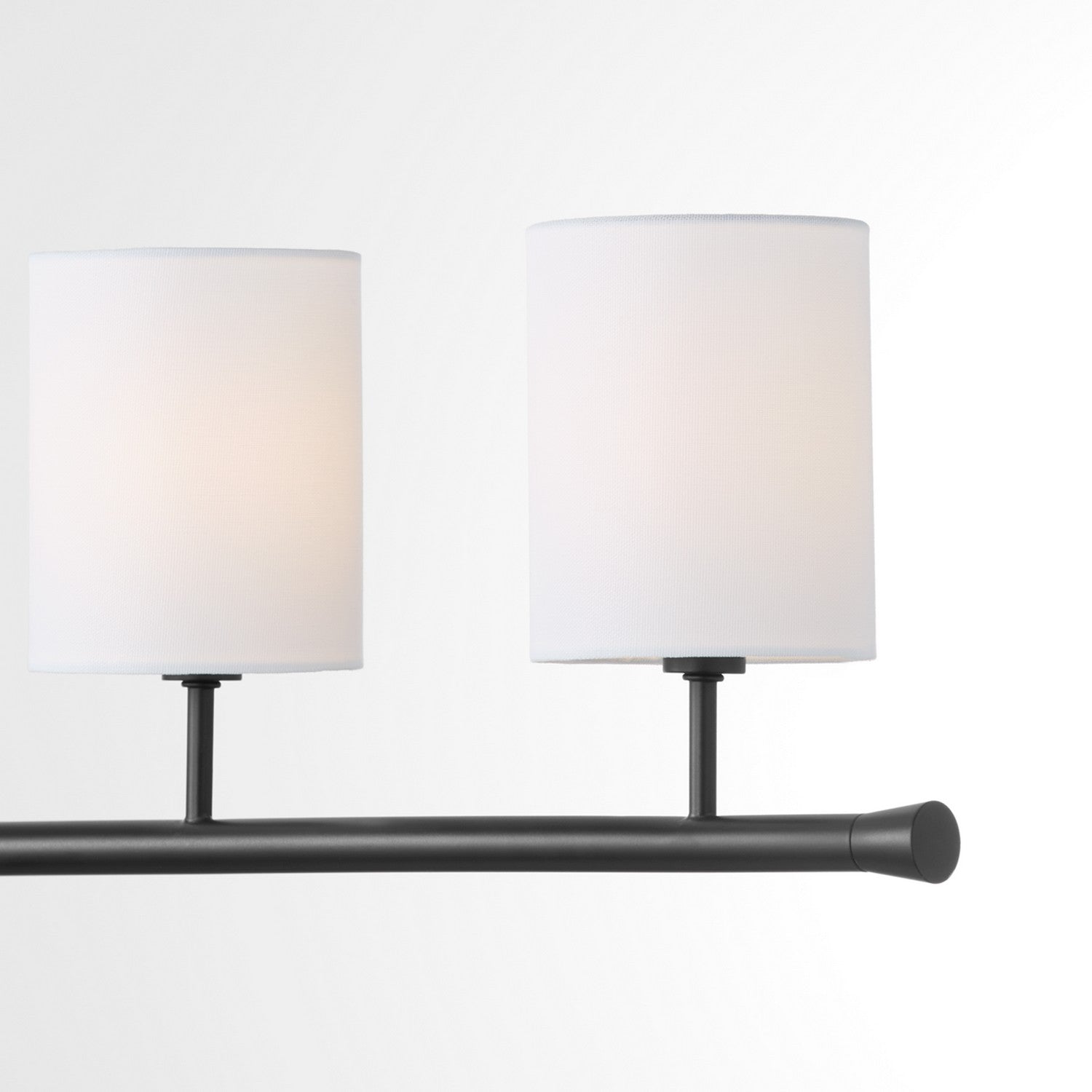 Quorum - 647-7-59 - Seven Light Linear Chandelier - Harmony - Matte Black