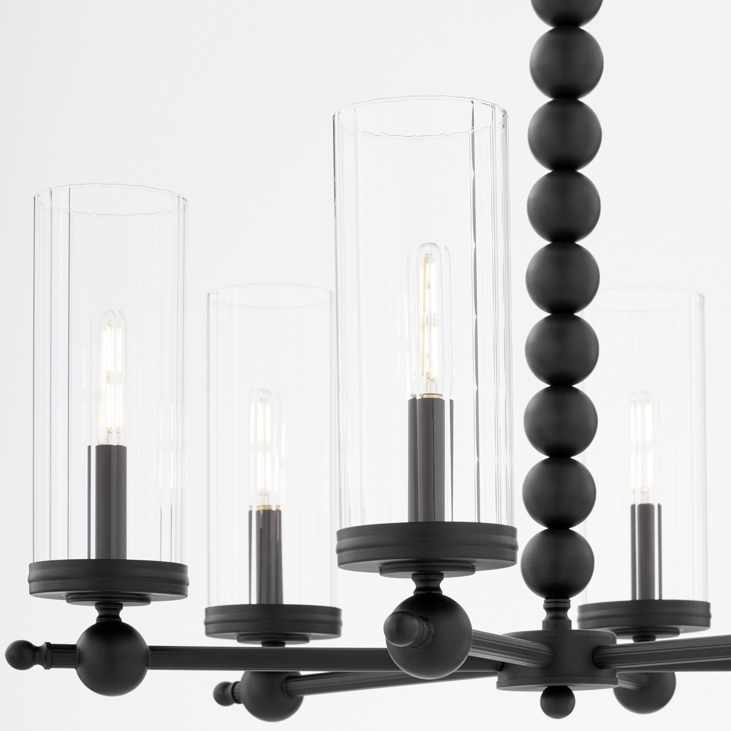 Quorum - 660-6-59 - Six Light Chandelier - Lee Boulevard - Matte Black
