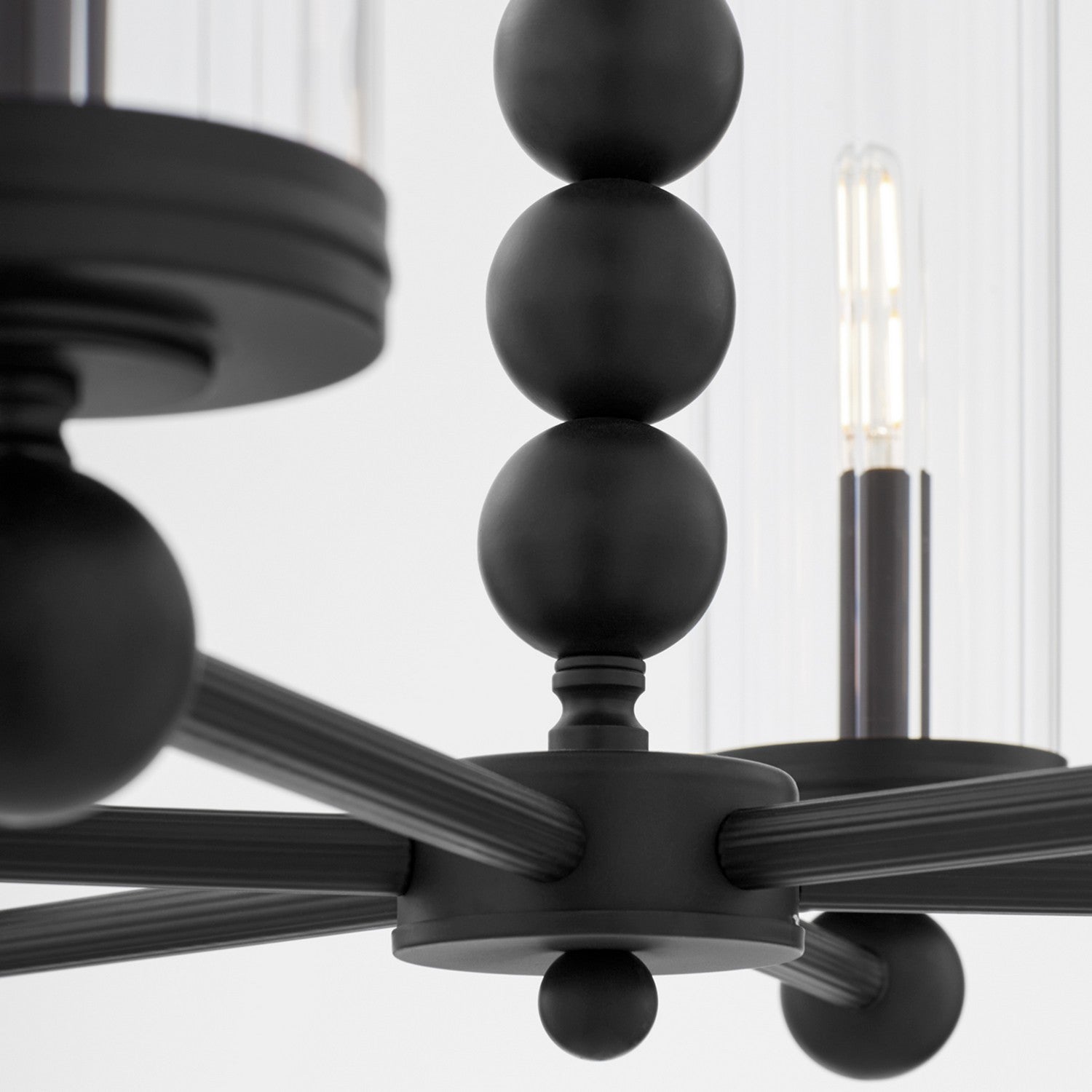 Quorum - 660-6-59 - Six Light Chandelier - Lee Boulevard - Matte Black