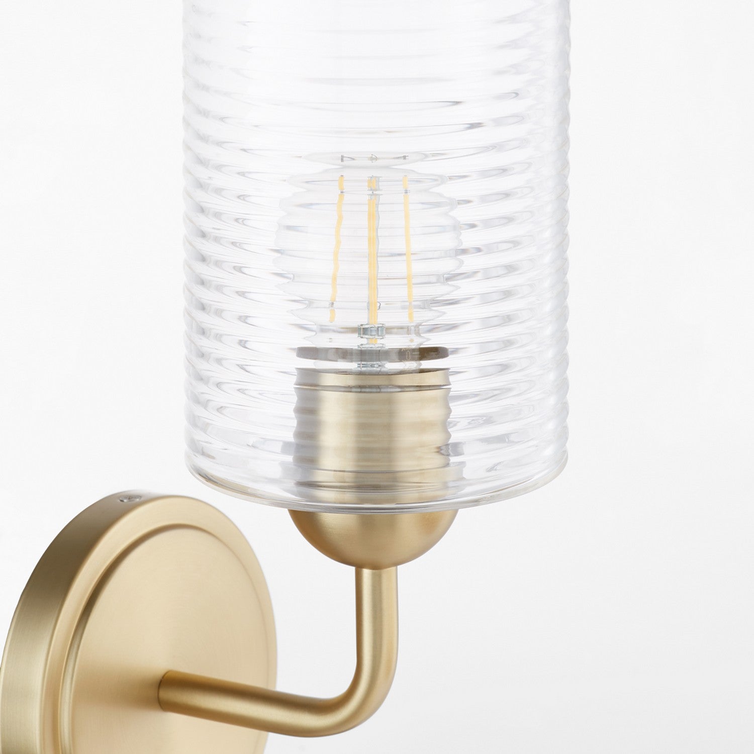 Quorum - 598-1-80 - One Light Wall Mount - Charlotte - Aged Brass
