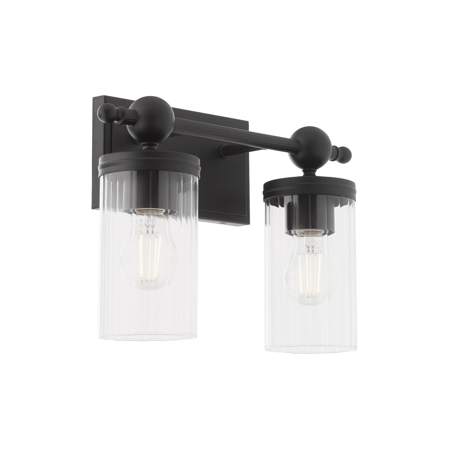 Quorum - 560-2-59 - Two Light Vanity - Lee Boulevard - Matte Black
