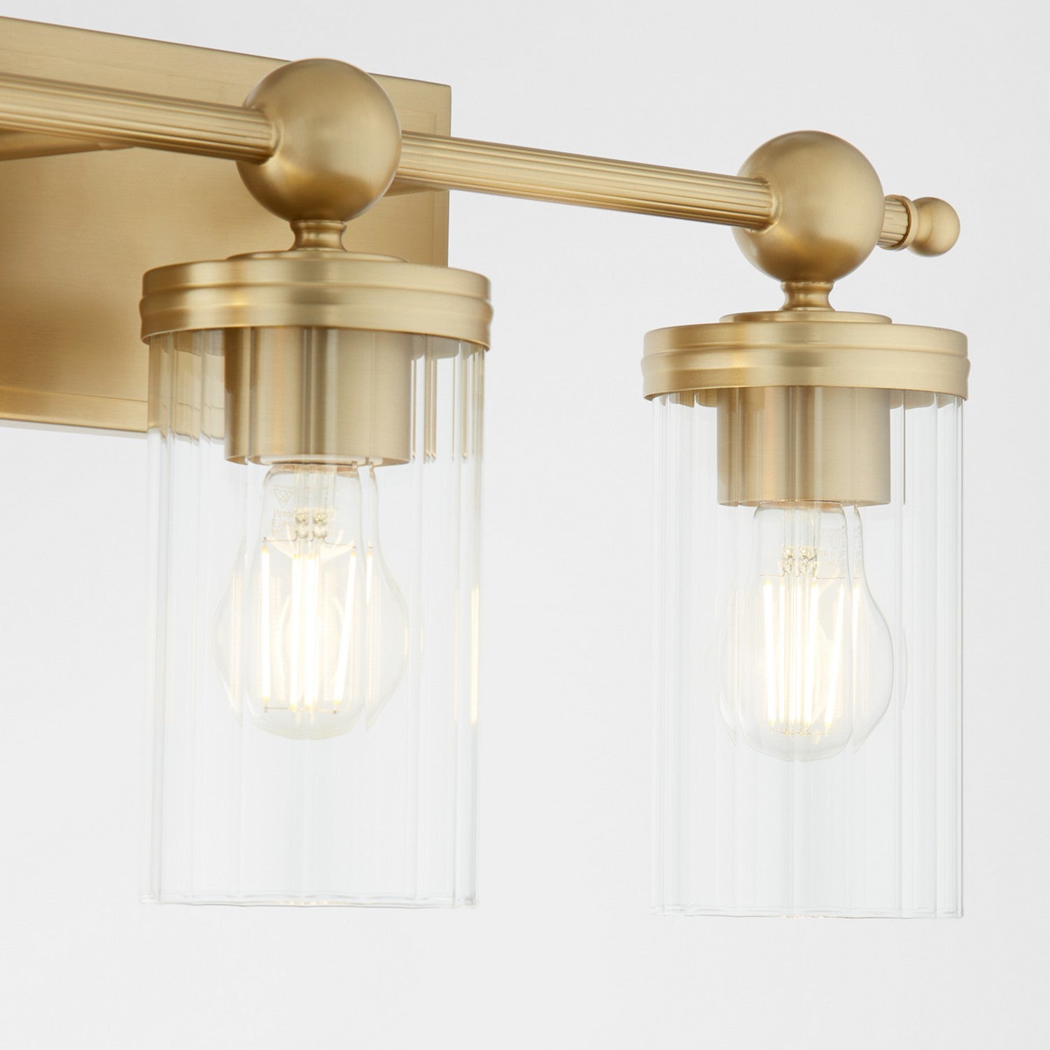 Quorum - 560-3-80 - Three Light Vanity - Lee Boulevard - Aged Brass