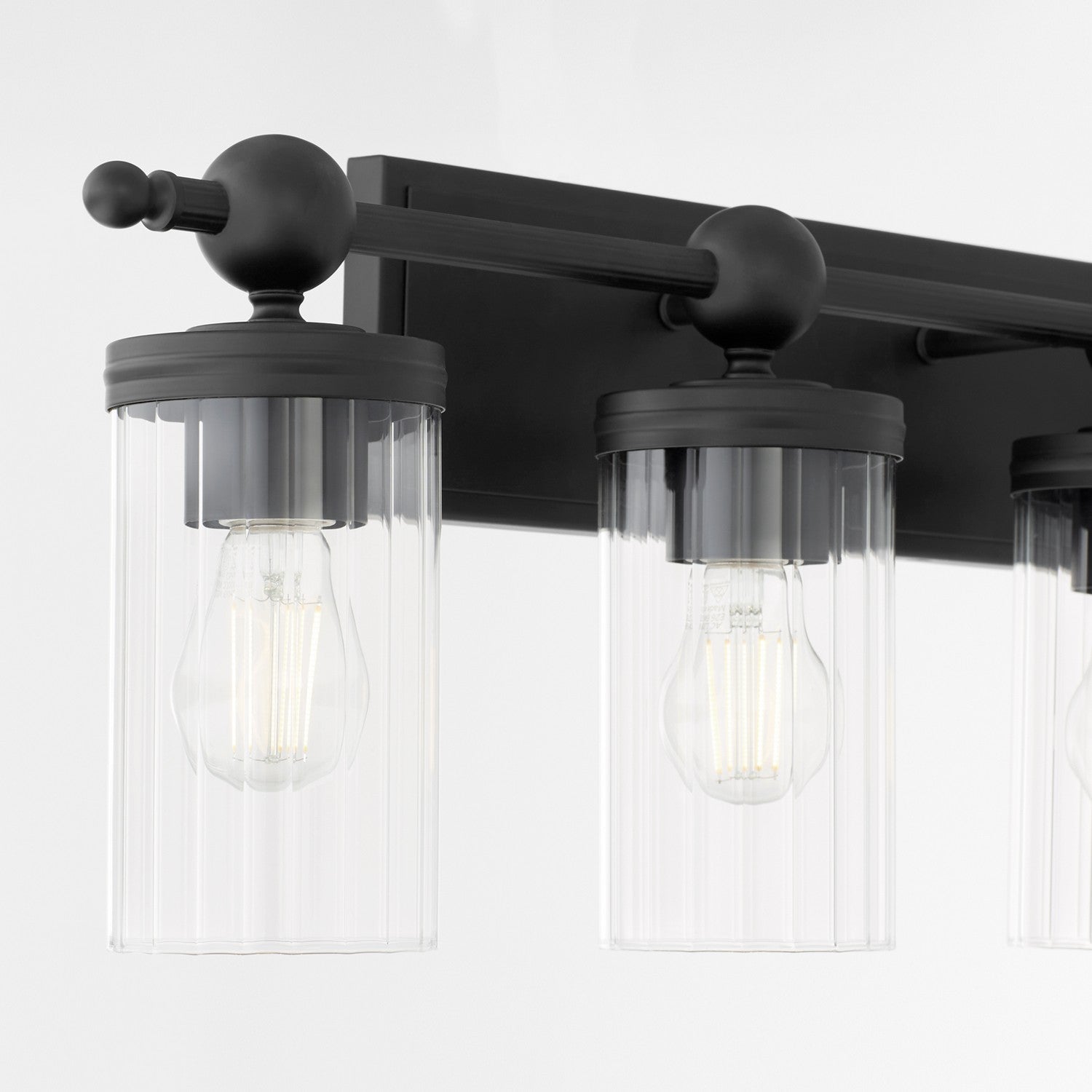 Quorum - 560-4-59 - Four Light Vanity - Lee Boulevard - Matte Black