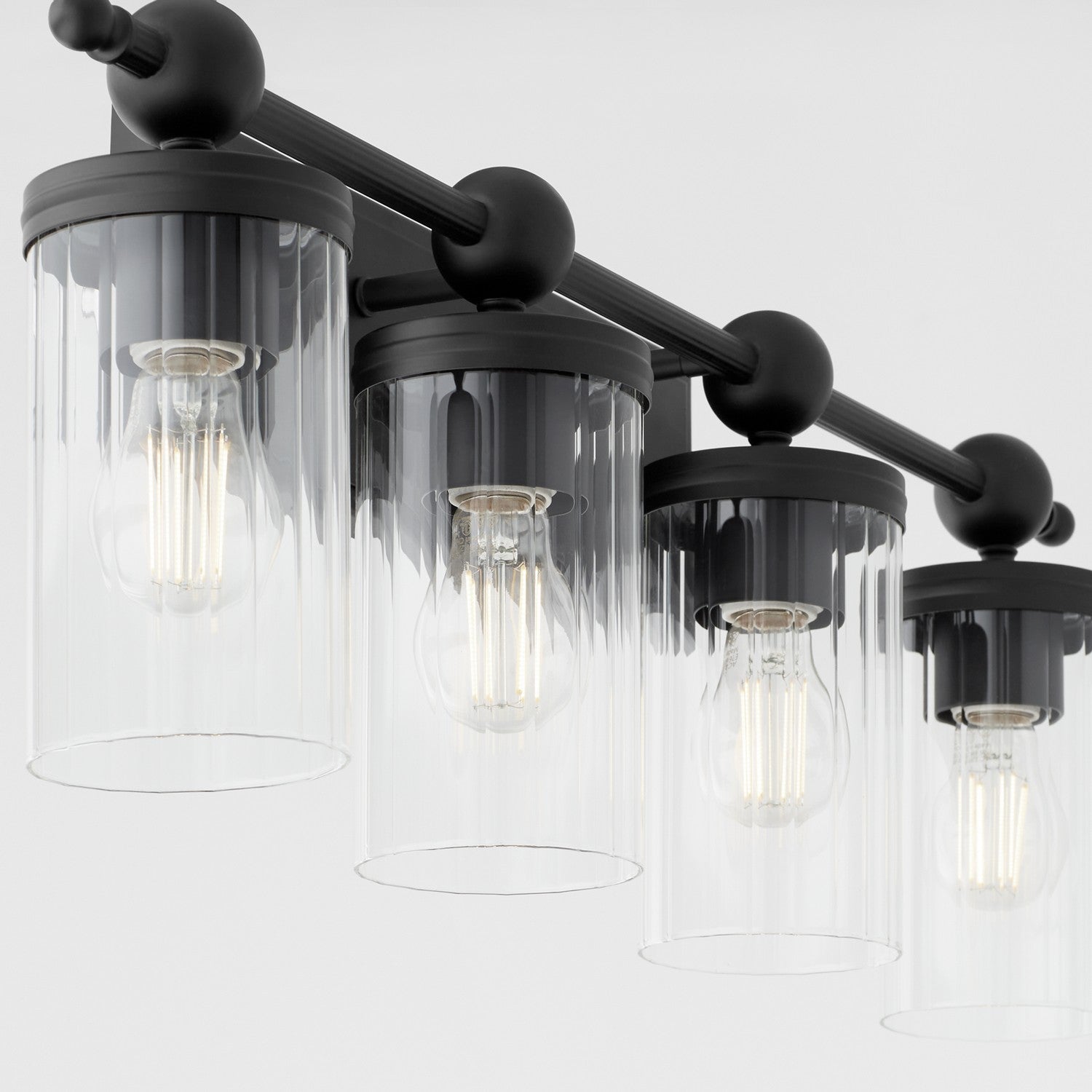 Quorum - 560-4-59 - Four Light Vanity - Lee Boulevard - Matte Black