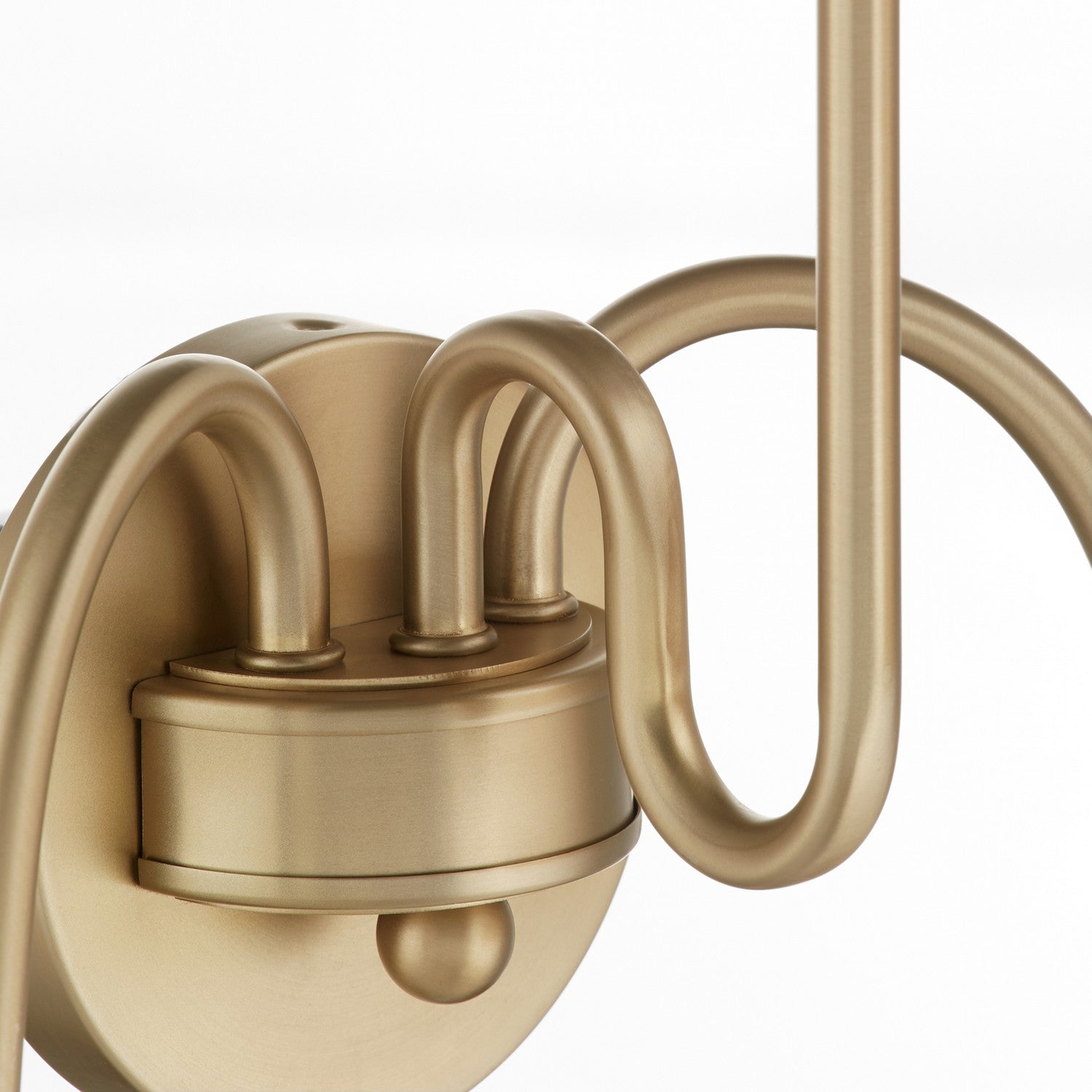 Quorum - 597-3-80 - Three Light Wall Mount - Charlotte - Aged Brass