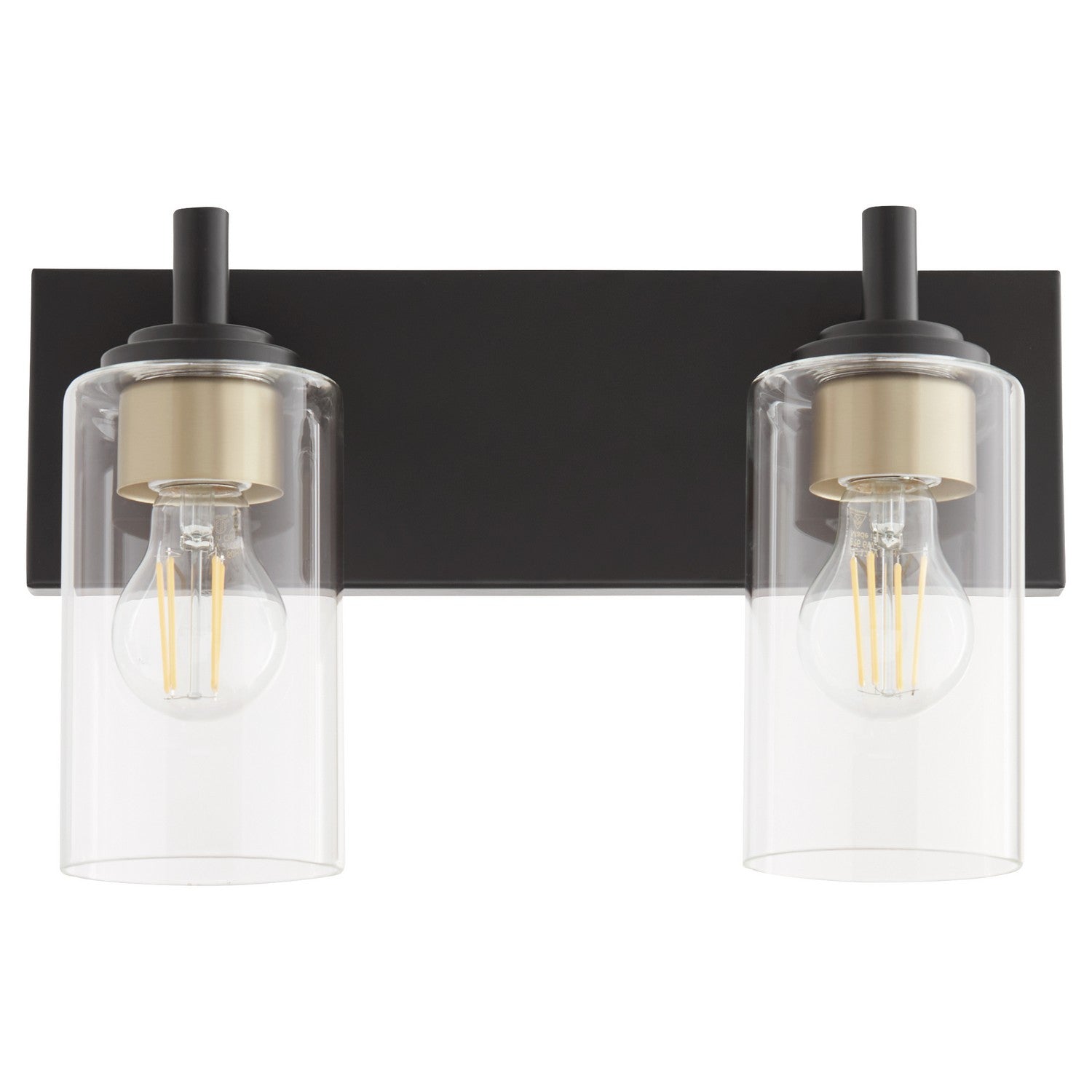 Quorum - 5200-2-59 - Two Light Vanity - Fallstaff - Matte Black