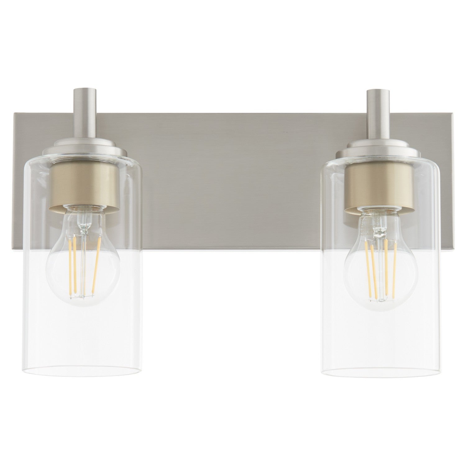 Quorum - 5200-2-65 - Two Light Vanity - Fallstaff - Satin Nickel