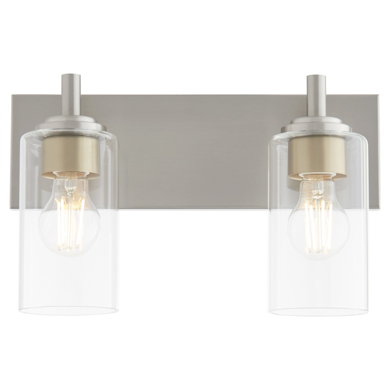 Quorum - 5200-2-65 - Two Light Vanity - Fallstaff - Satin Nickel