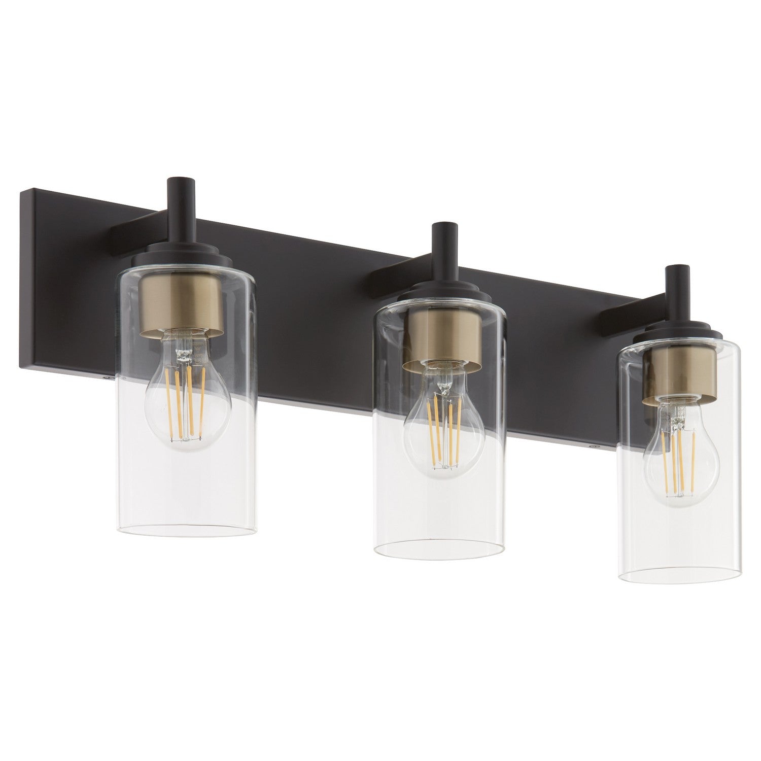 Quorum - 5200-3-59 - Three Light Vanity - Fallstaff - Matte Black
