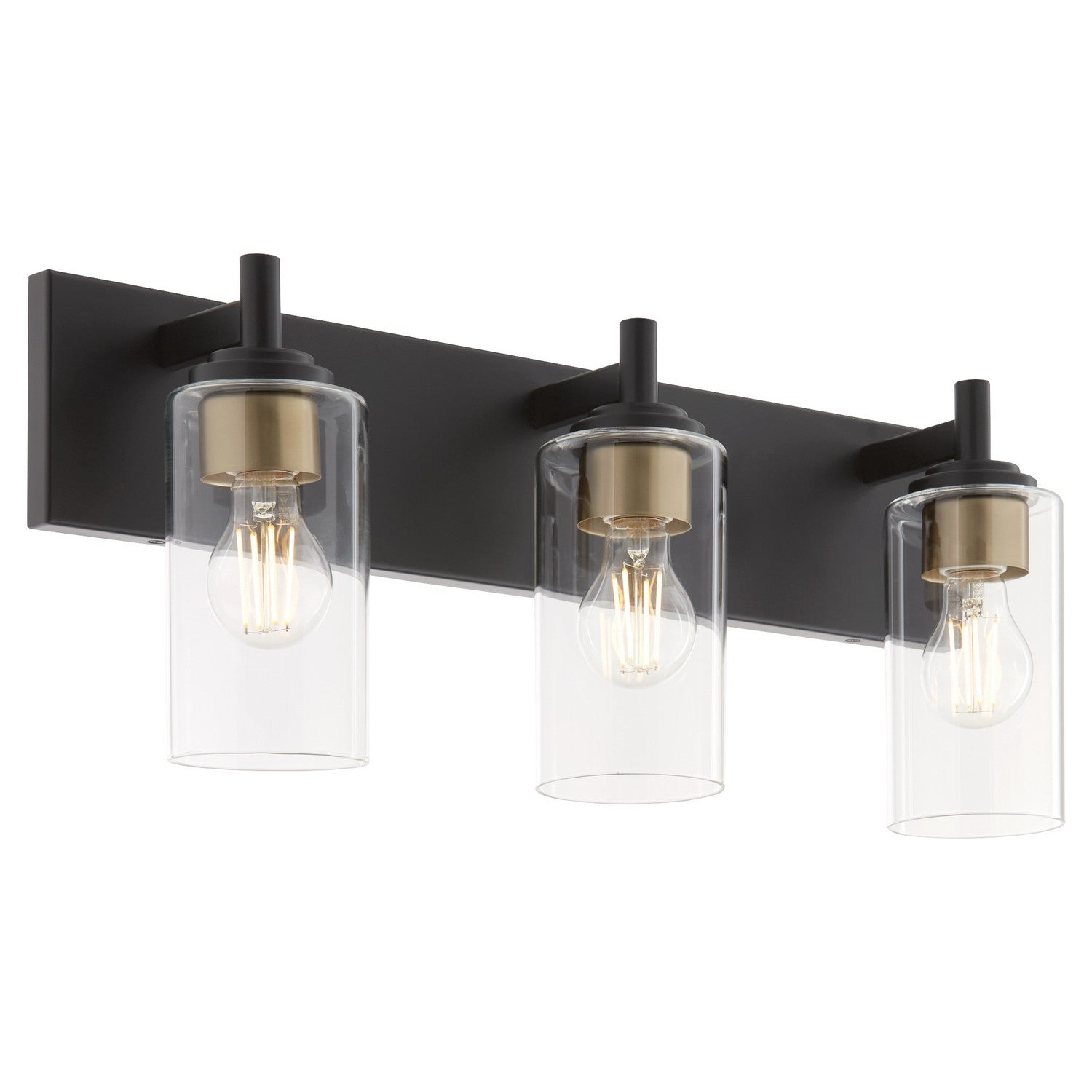 Quorum - 5200-3-59 - Three Light Vanity - Fallstaff - Matte Black