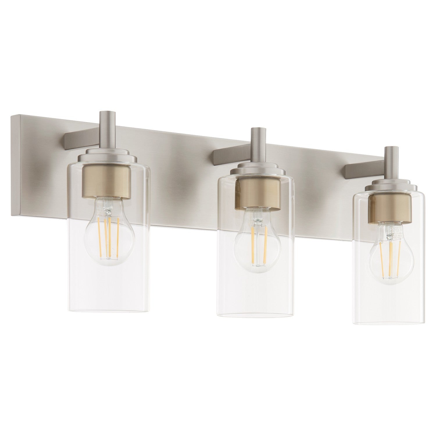 Quorum - 5200-3-65 - Three Light Vanity - Fallstaff - Satin Nickel