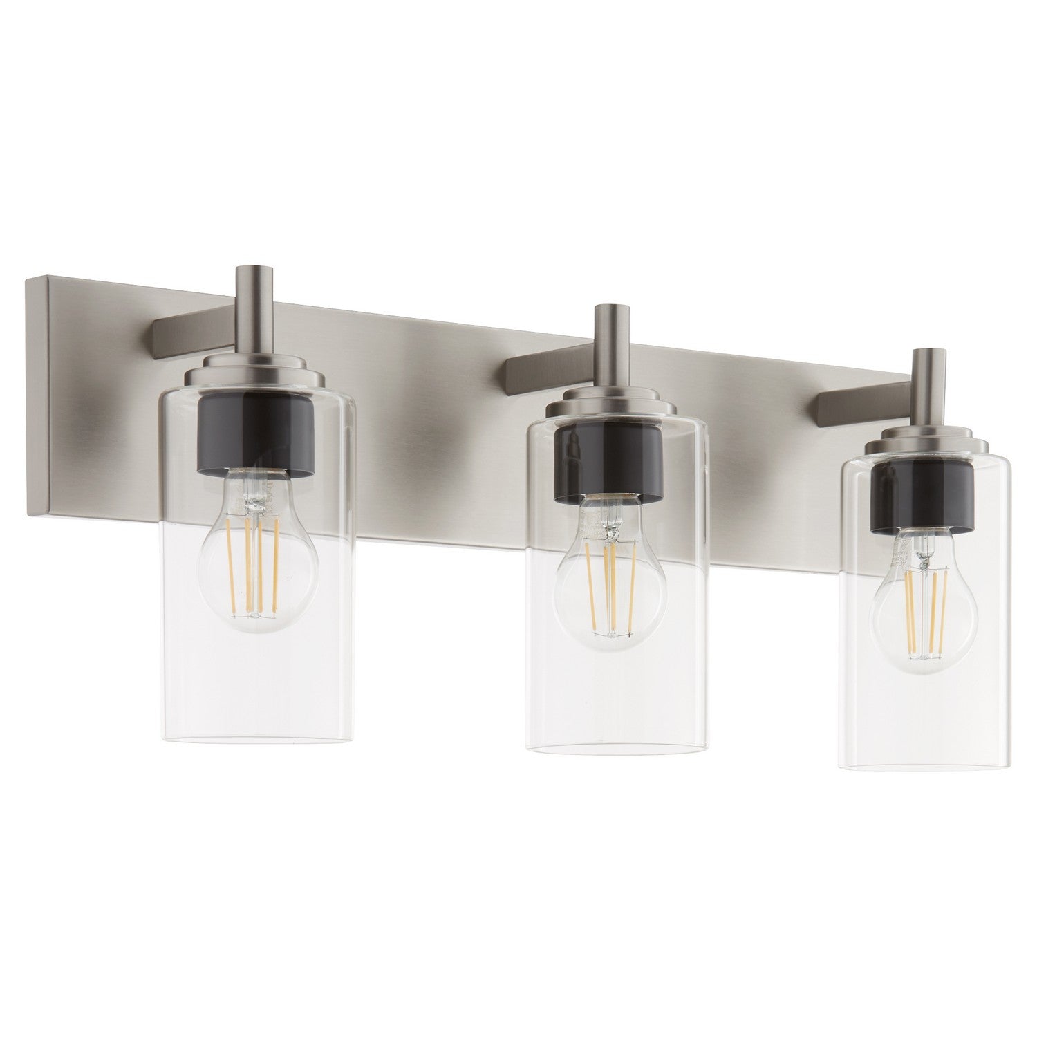 Quorum - 5200-3-65 - Three Light Vanity - Fallstaff - Satin Nickel