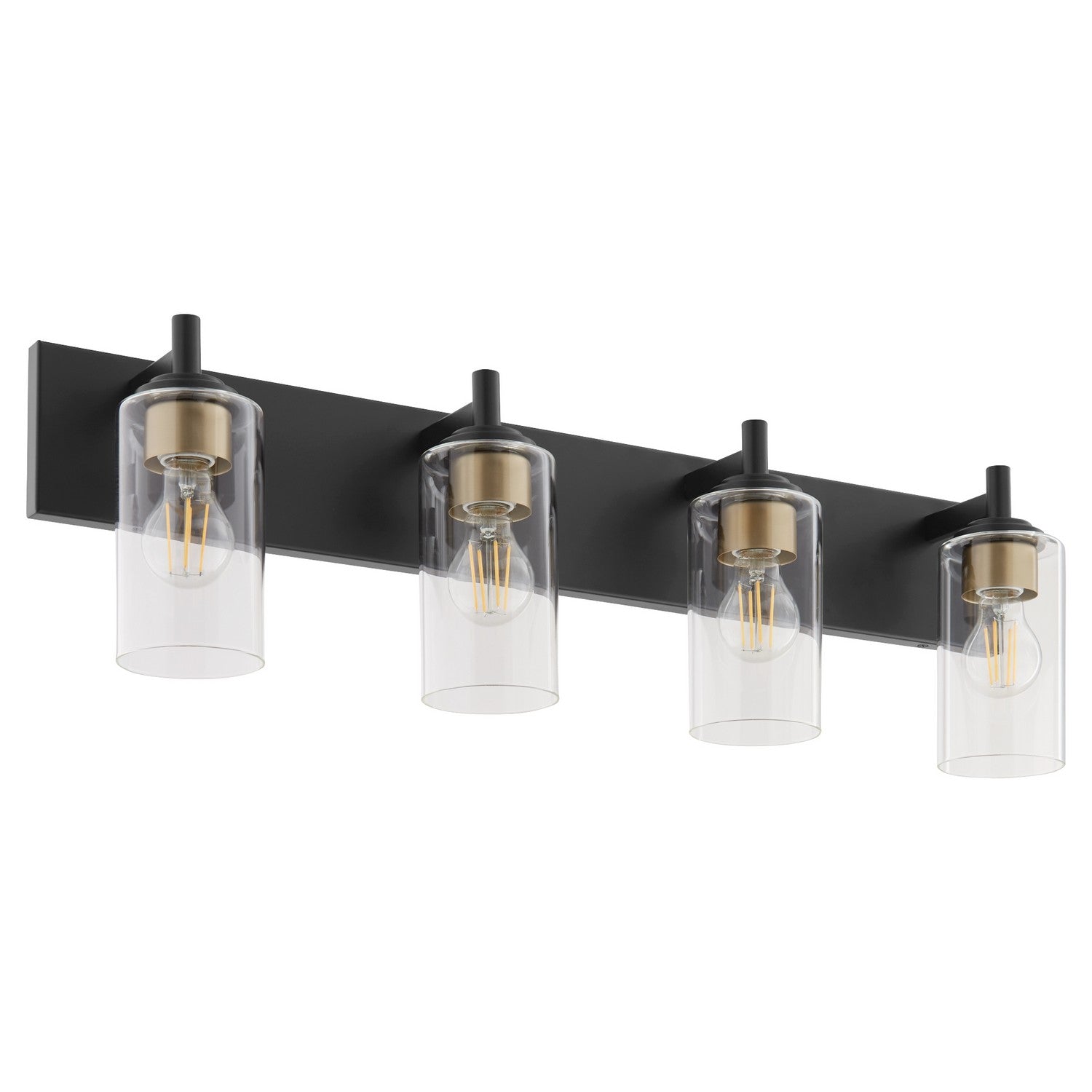 Quorum - 5200-4-59 - Four Light Vanity - Fallstaff - Matte Black