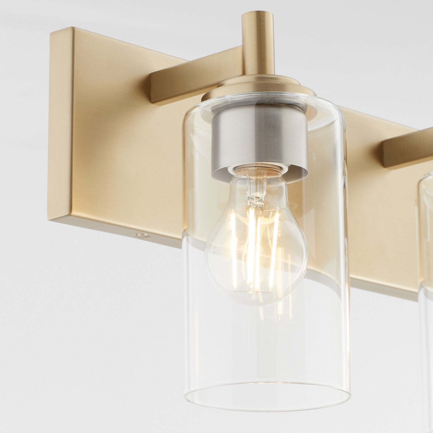 Quorum - 5200-4-80 - Four Light Vanity - Fallstaff - Aged Brass