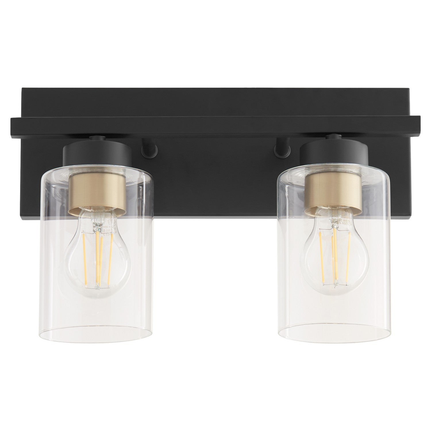 Quorum - 5012-2-59 - Two Light Vanity - Carter - Matte Black