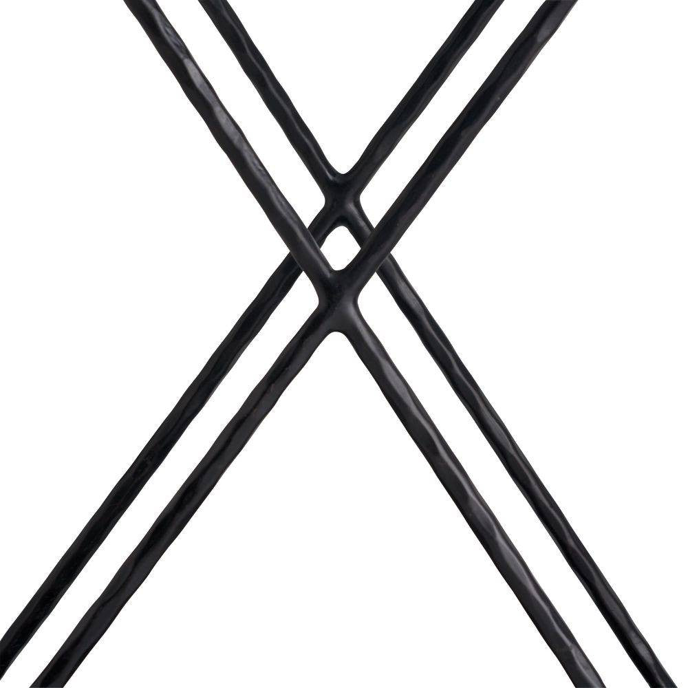 Arteriors - 4650 - Bar Cart - Nakoa - Blackened Iron