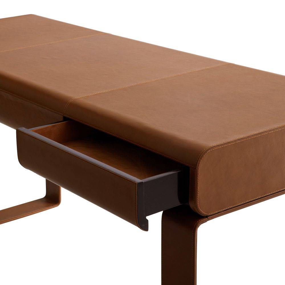 Arteriors - 4666 - Desk - Meyer - Russet Leather