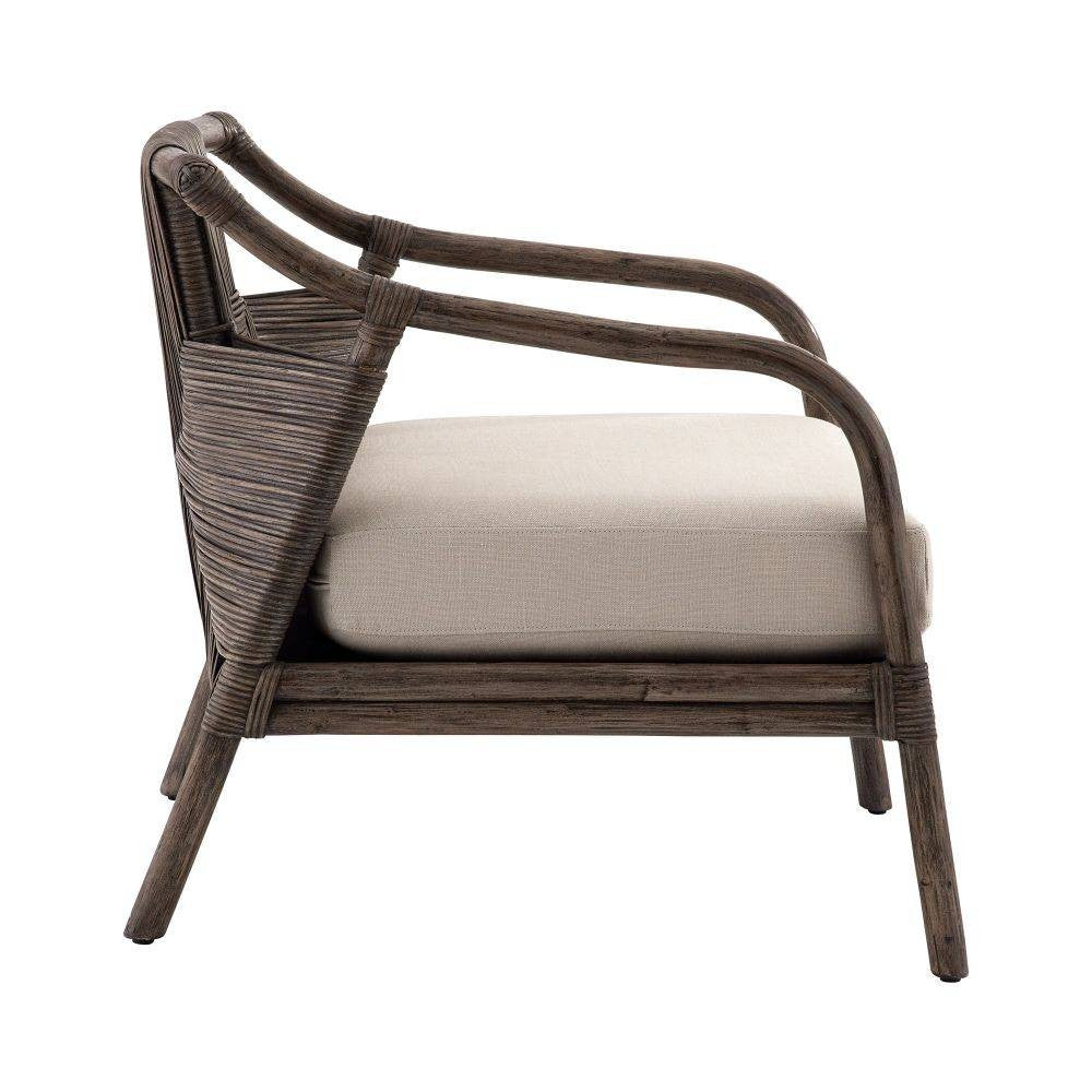 Arteriors - 5671 - Lounge Chair - Newton - Bone Linen
