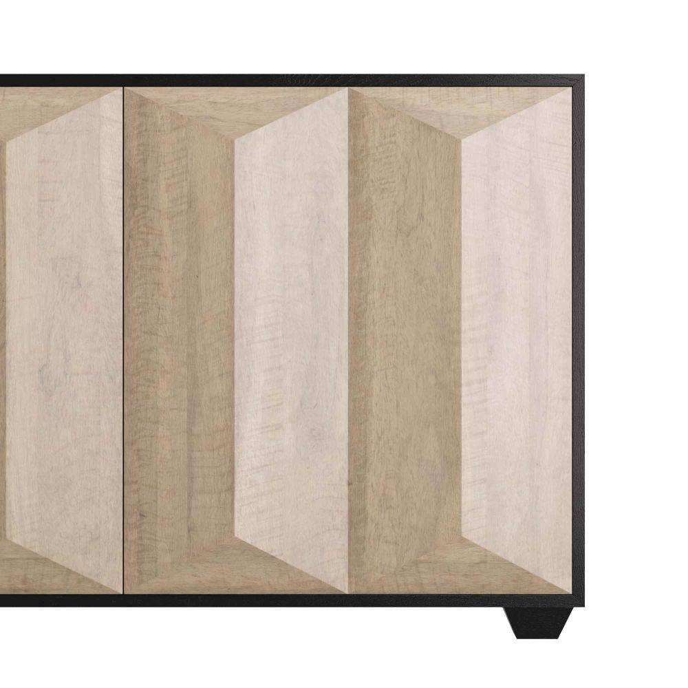 Arteriors - 5755 - Credenza - Sapphire - Chamois Gray Eucalyptus Veneer/Ebony Oak Veneer