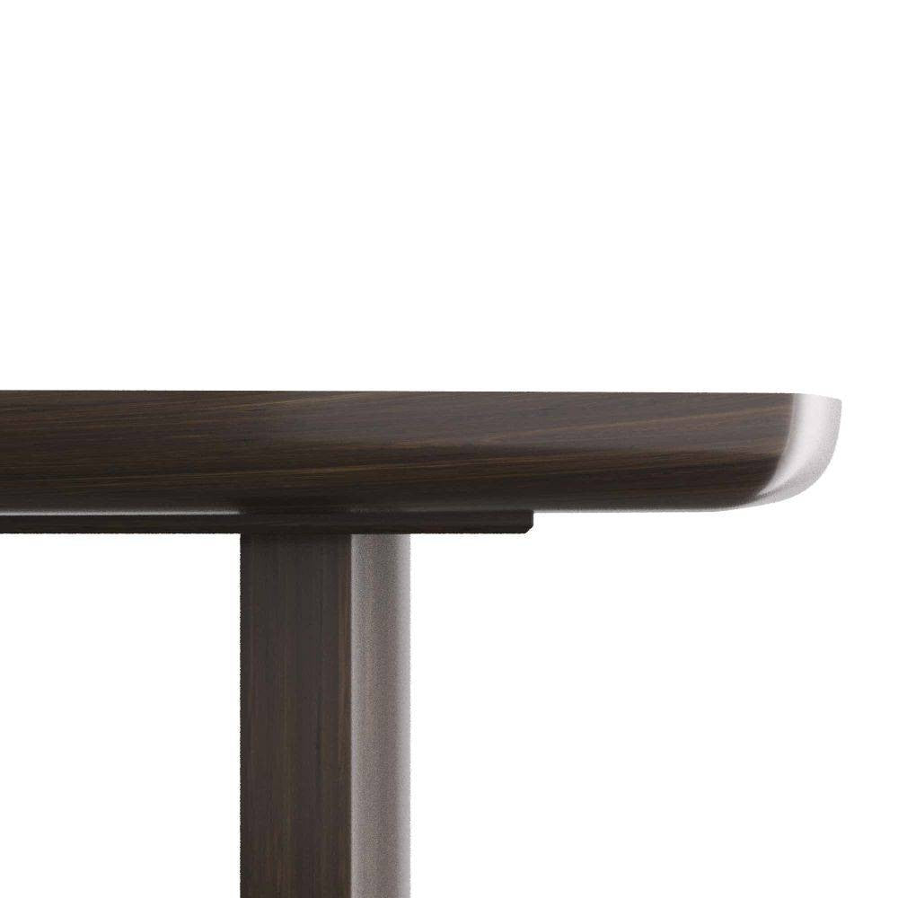 Arteriors - 5760 - Dining Table - Pembroke - Ebony Oak Veneer/Vintage Brass