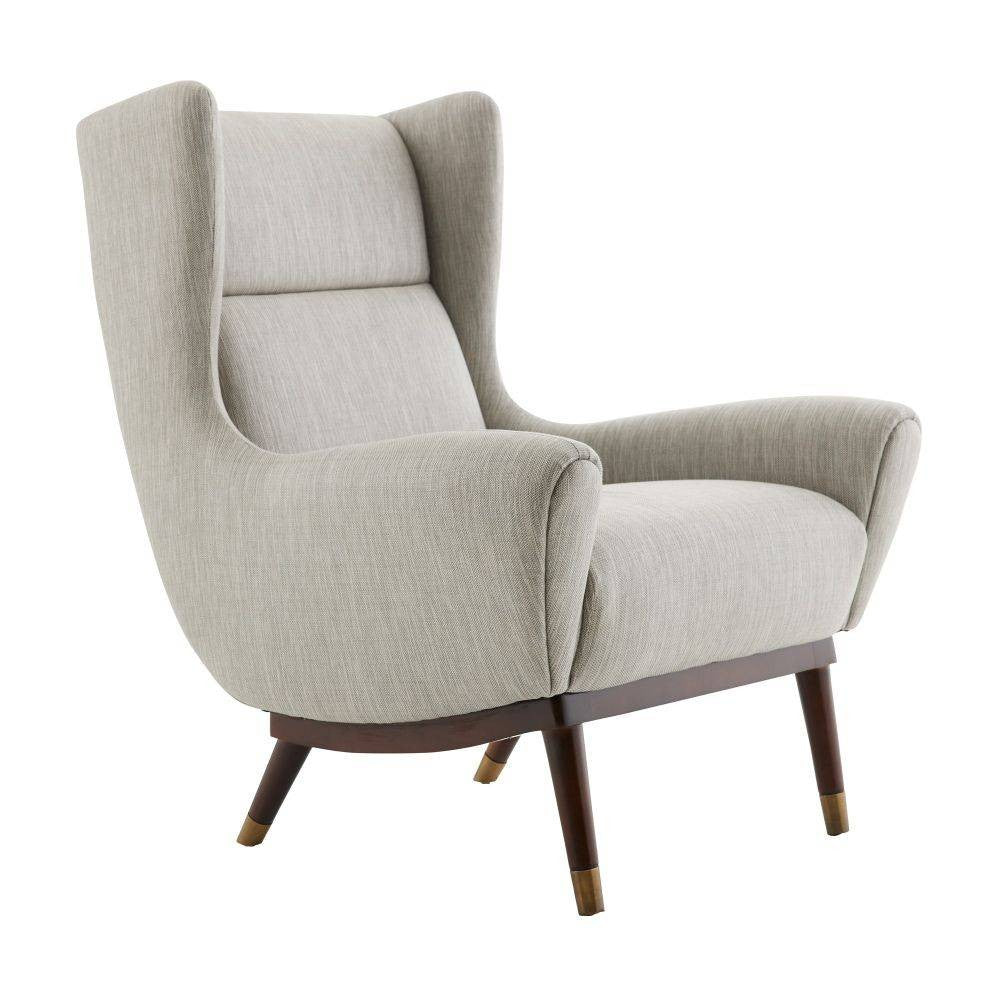 Arteriors - 8123 - Lounge Chair - Ophelia - Fossil Tweed