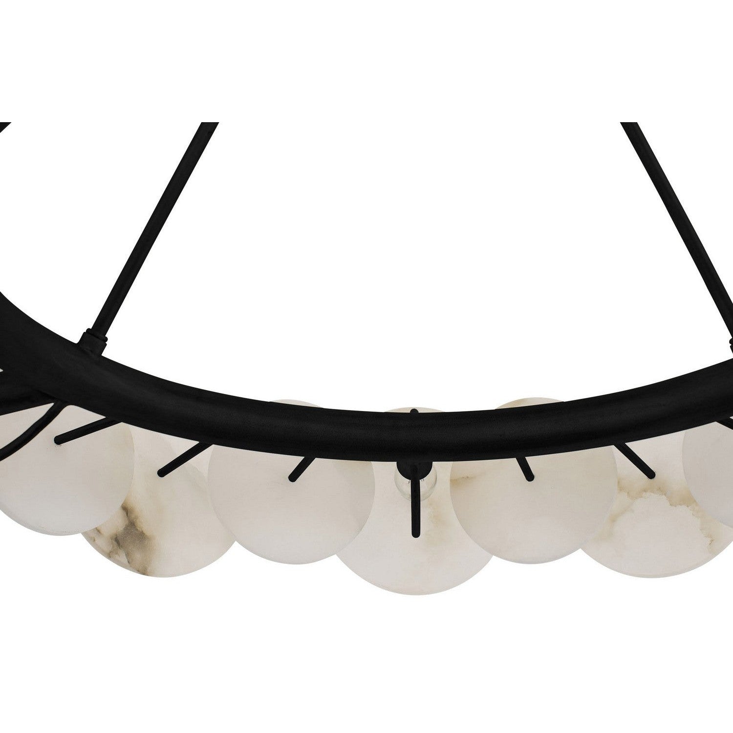 Varaluz - 370C06MB - Six Light Chandelier - Cosmos - Matte Black