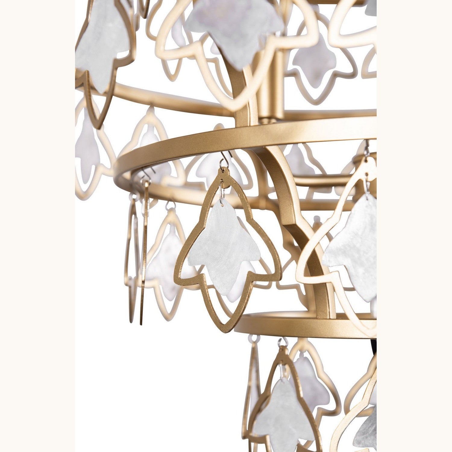 Varaluz - 386C04FG - Four Light Chandelier - Fleur - French Gold