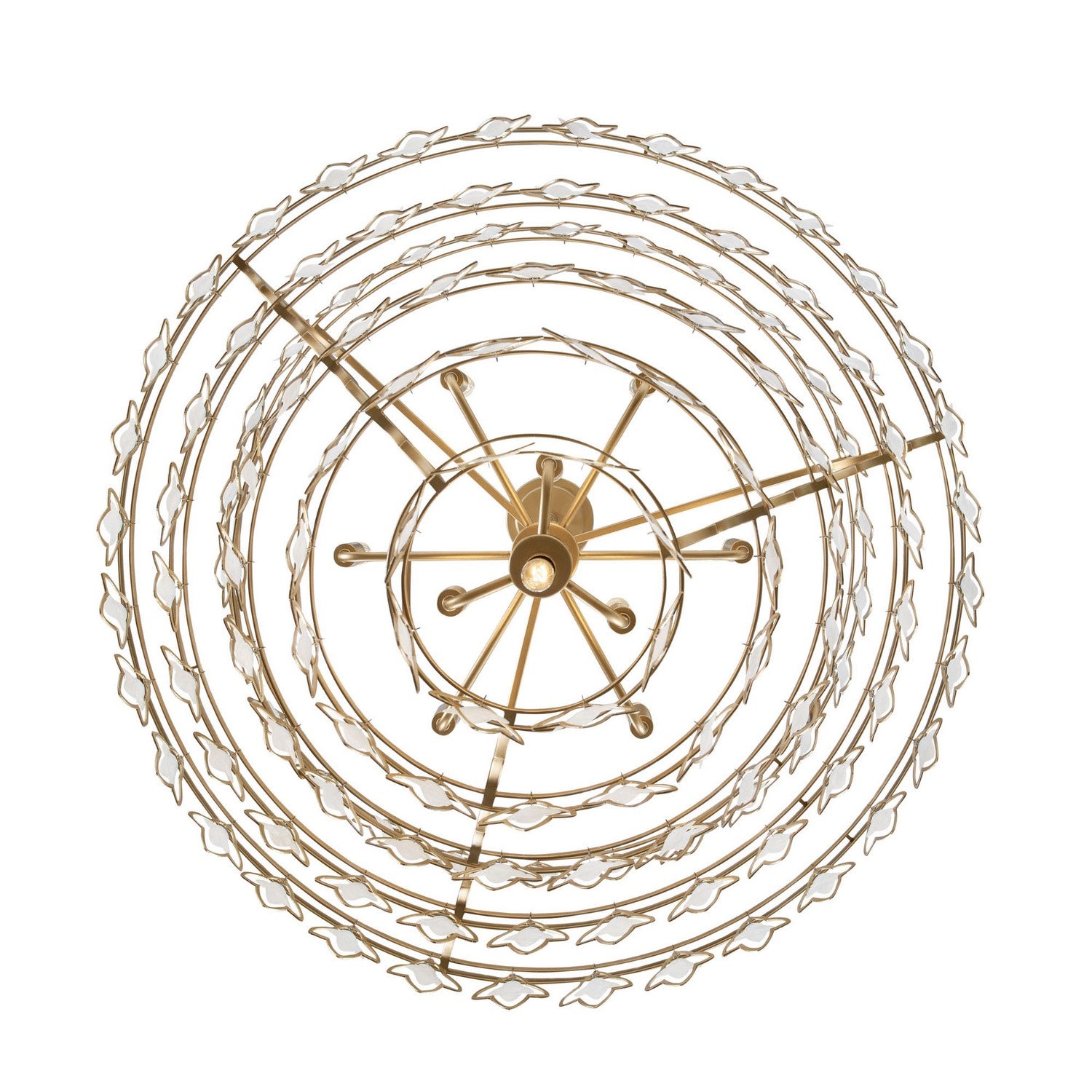 Varaluz - 386C10FG - Ten Light Chandelier - Fleur - French Gold