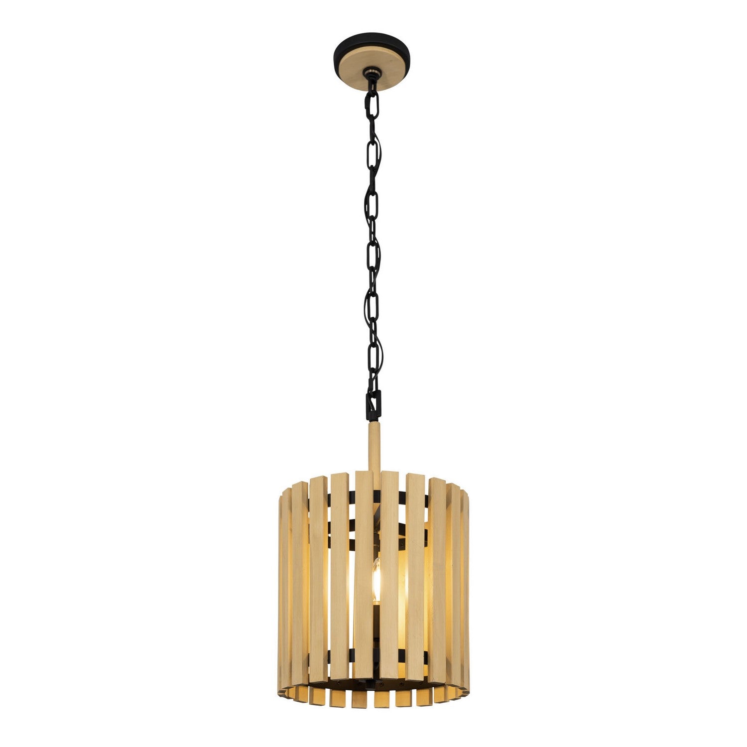 Varaluz - 387P02MBH - Two Light Pendant - Suratto - Matte Black/Honey Blonde