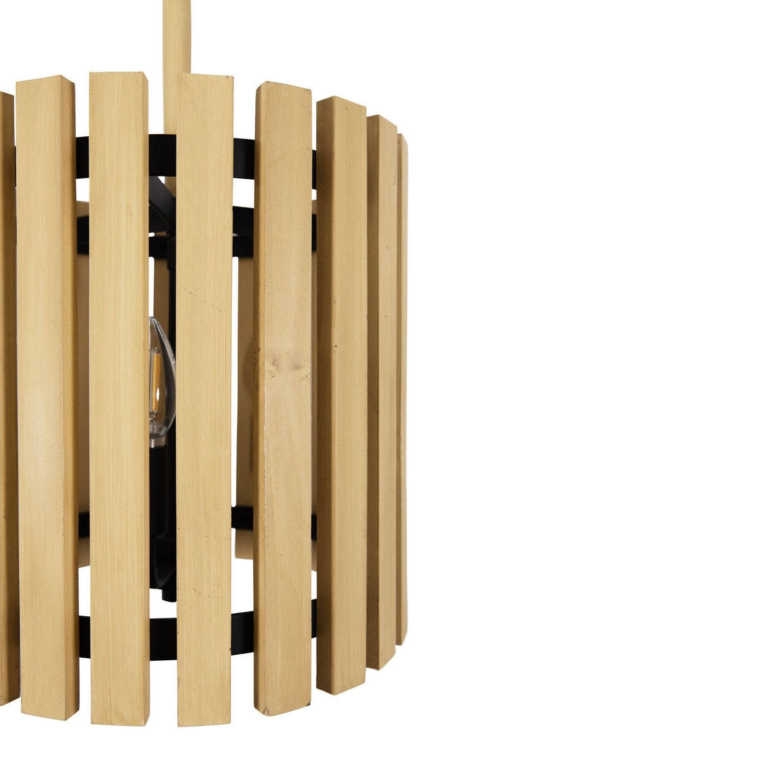 Varaluz - 387P02MBH - Two Light Pendant - Suratto - Matte Black/Honey Blonde