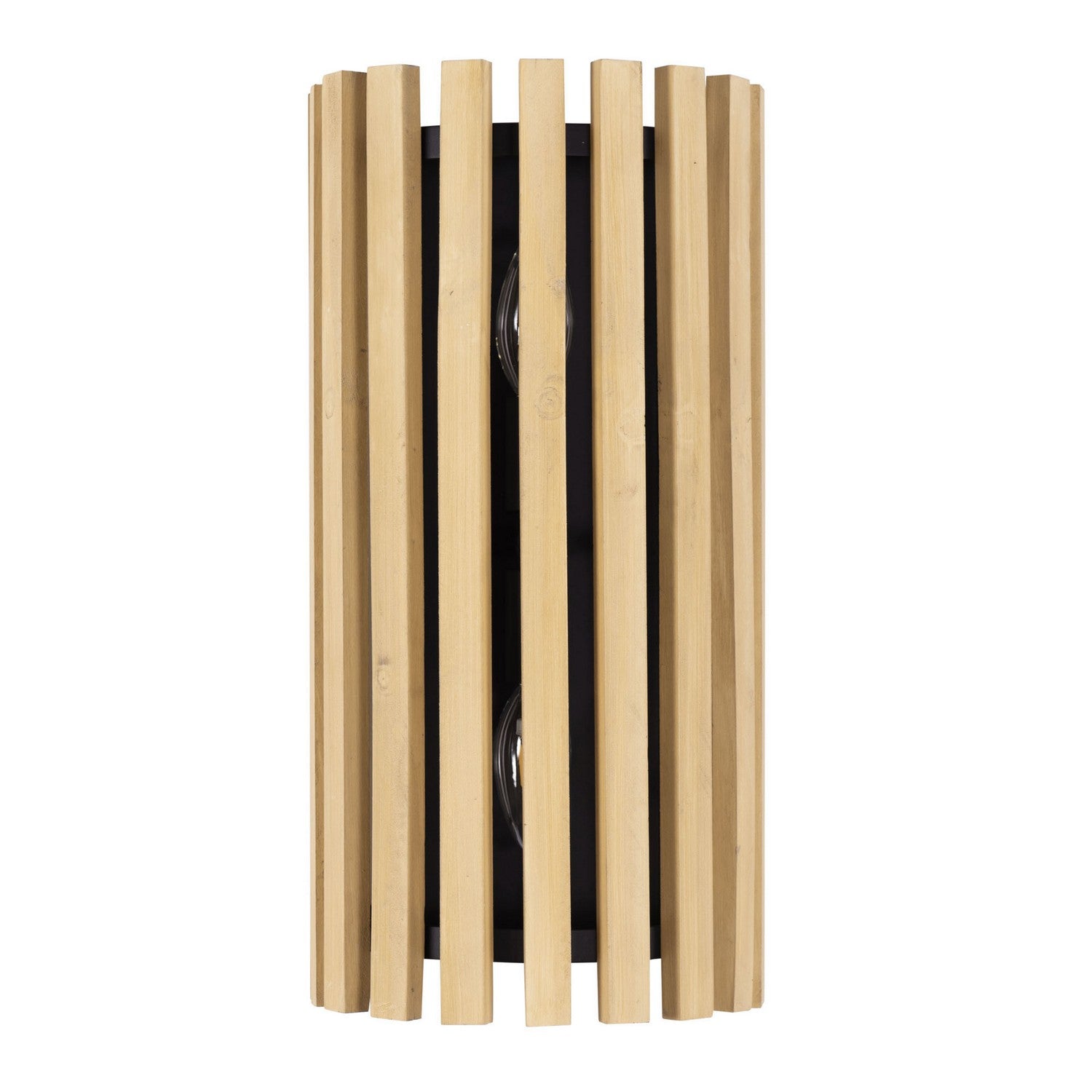 Varaluz - 387W02MBH - Two Light Wall Sconce - Suratto - Matte Black/Honey Blonde