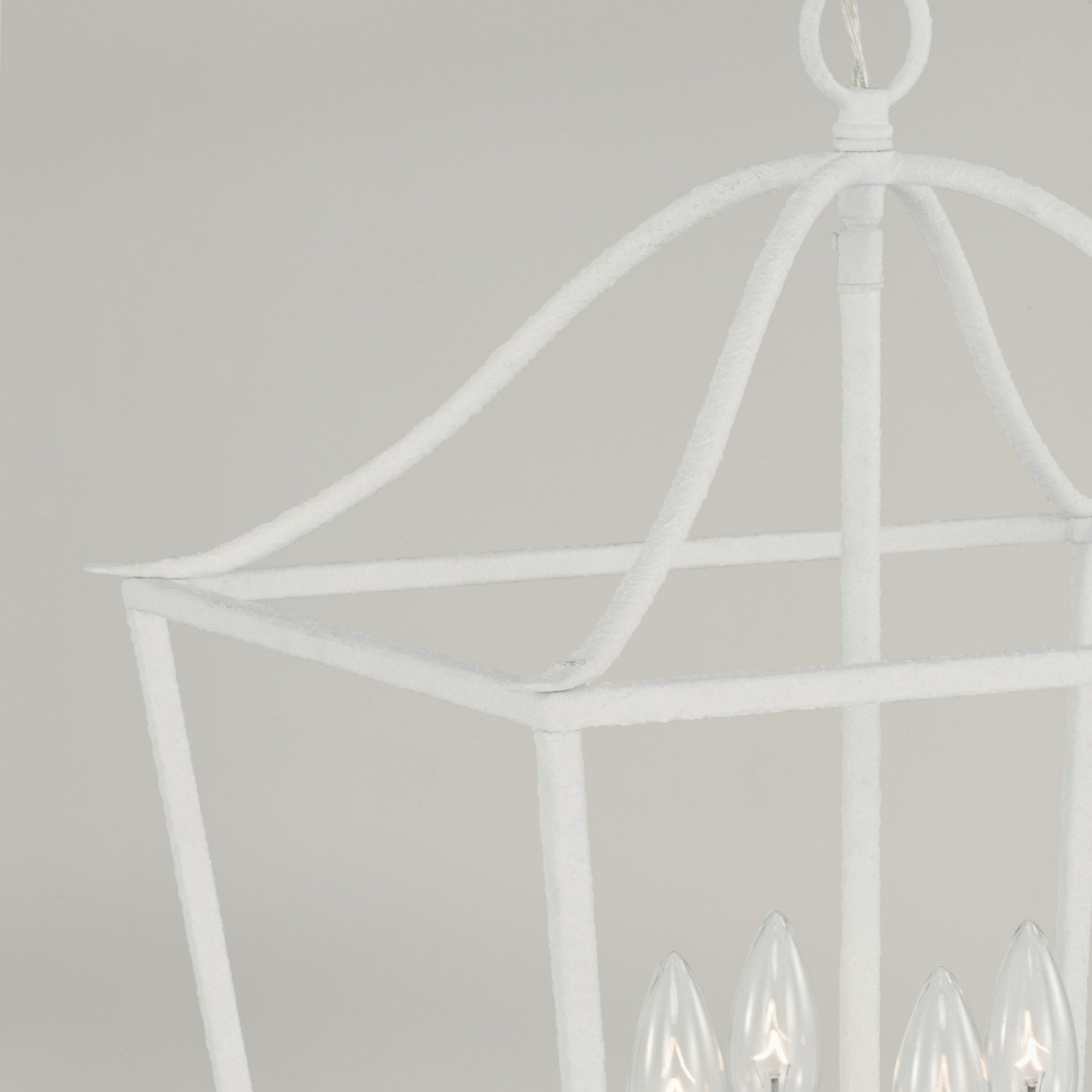 Capital Lighting - 550641XW - Four Light Pendant - Grady - Textured White