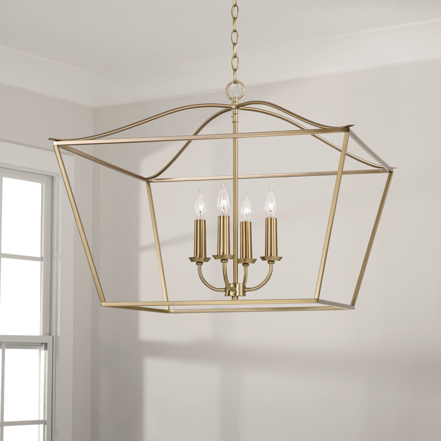Capital Lighting - 350641MA - Four Light Pendant - Grady - Matte Brass