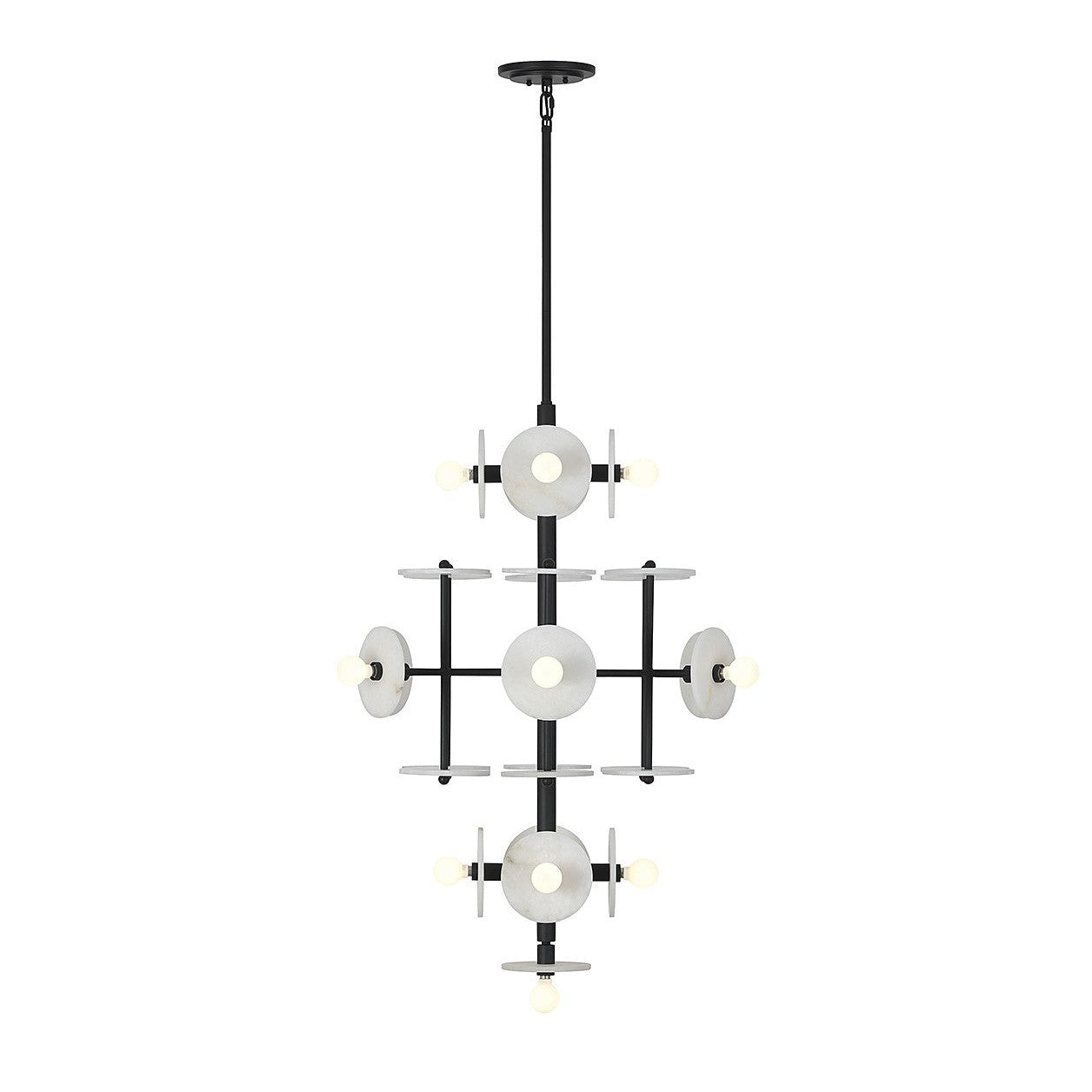 Savoy House - 1-1592-15-50 - 15 Light Chandelier - Amani - Black Cashmere