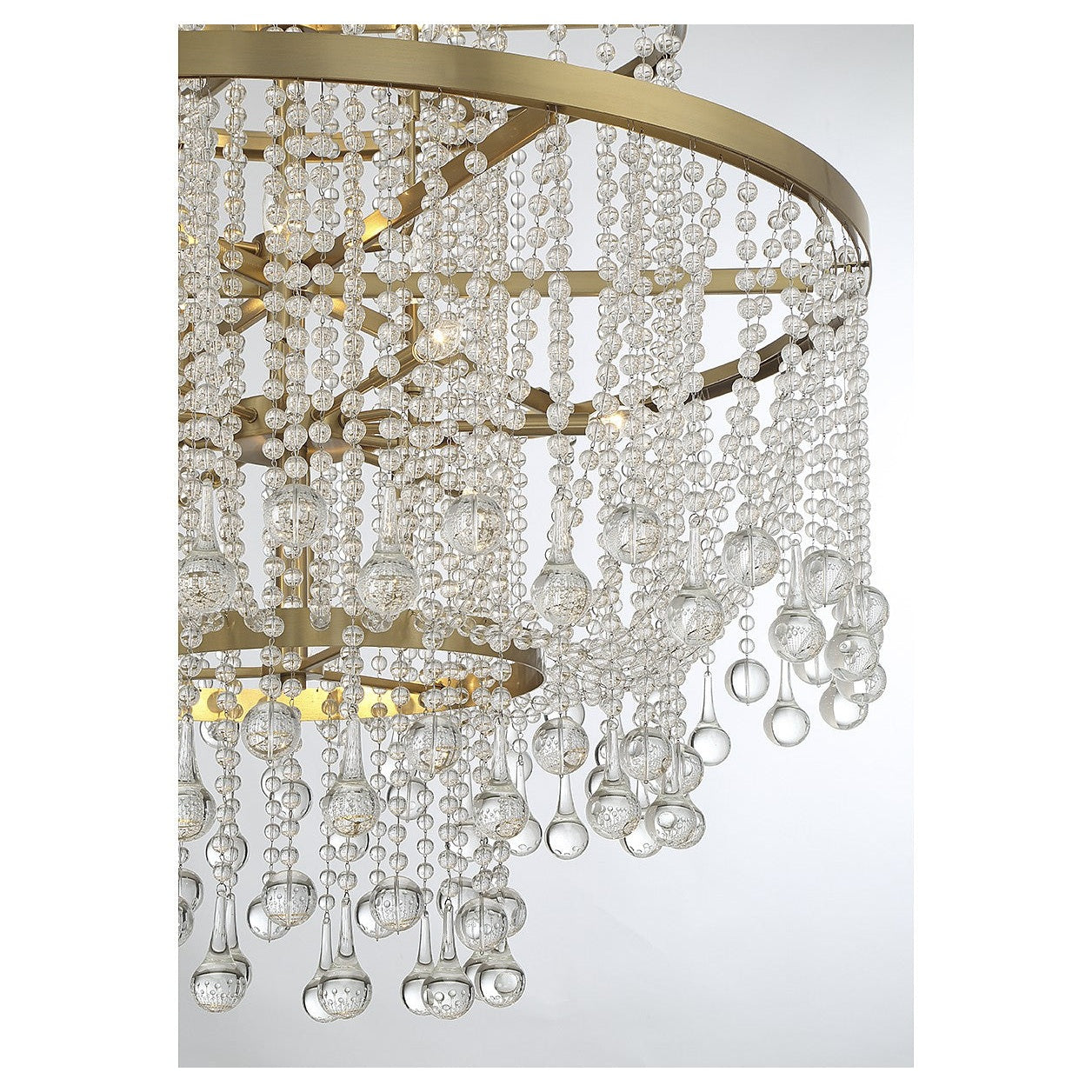 Savoy House - 1-1868-15-322 - 15 Light Chandelier - Luna - Warm Brass