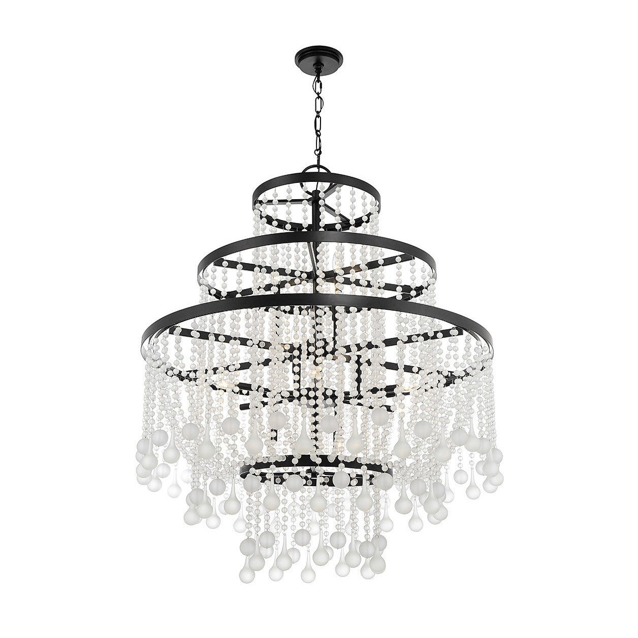 Savoy House - 1-1868-15-89 - 15 Light Chandelier - Luna - Matte Black
